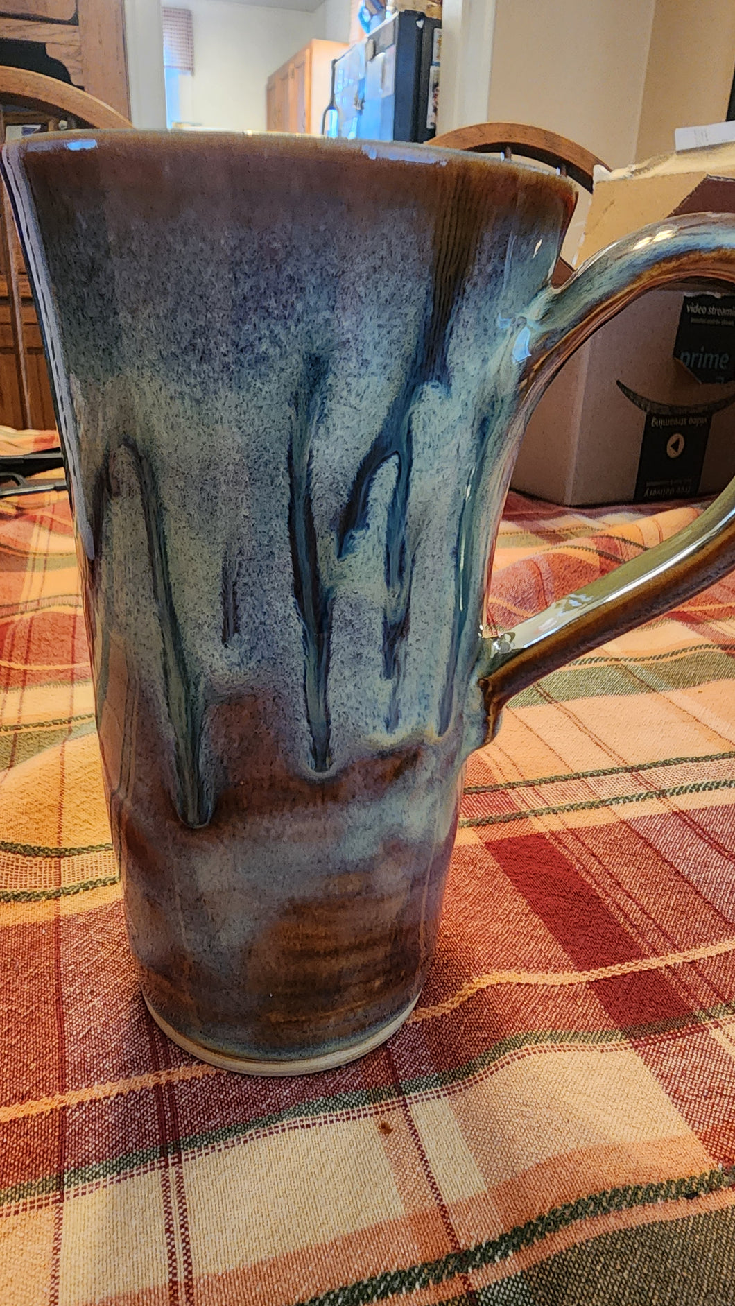 Handmade pottery mug Holds 20oz