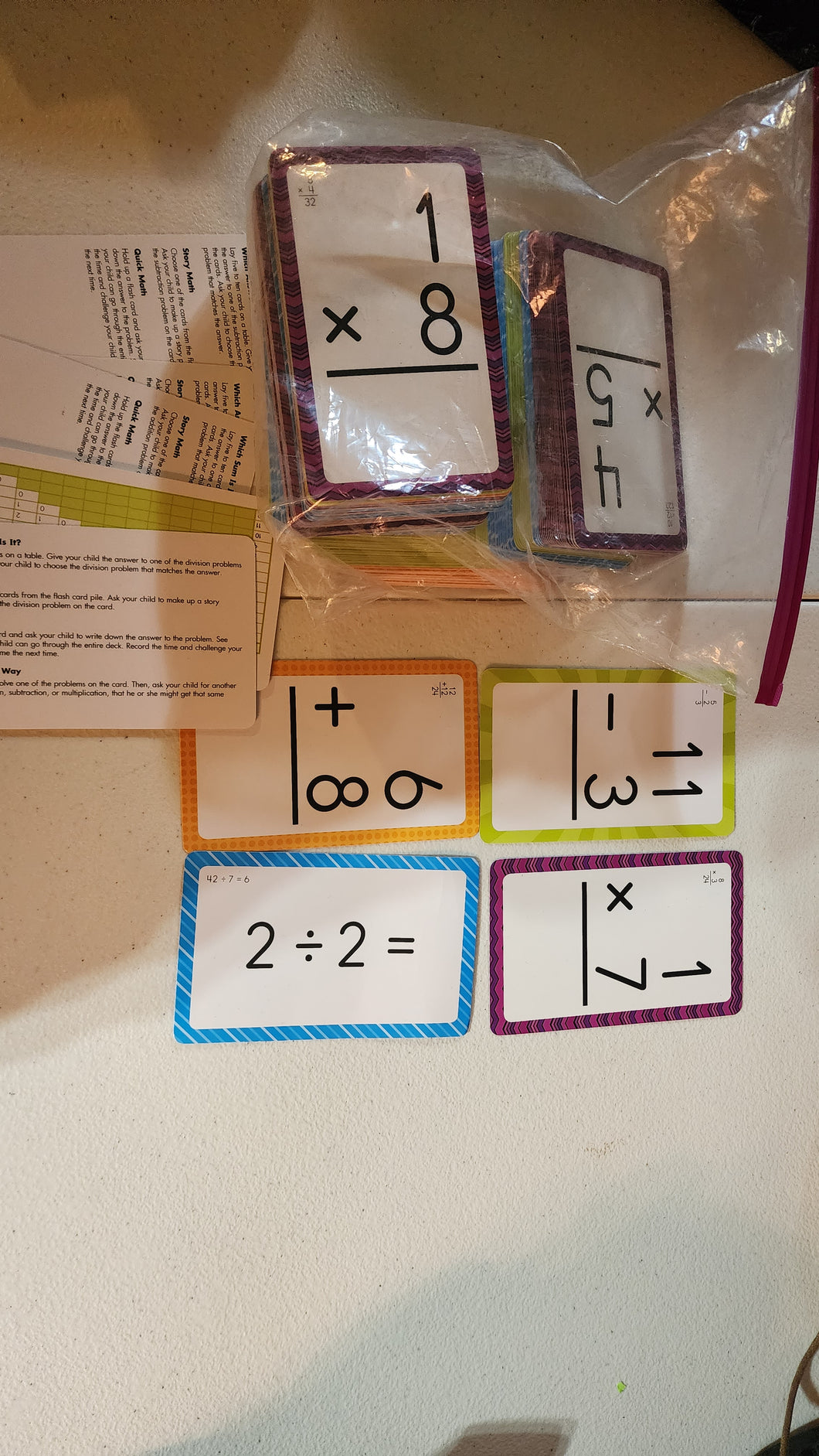 Set of +, �, �, and - ca 0-12 full set with instr