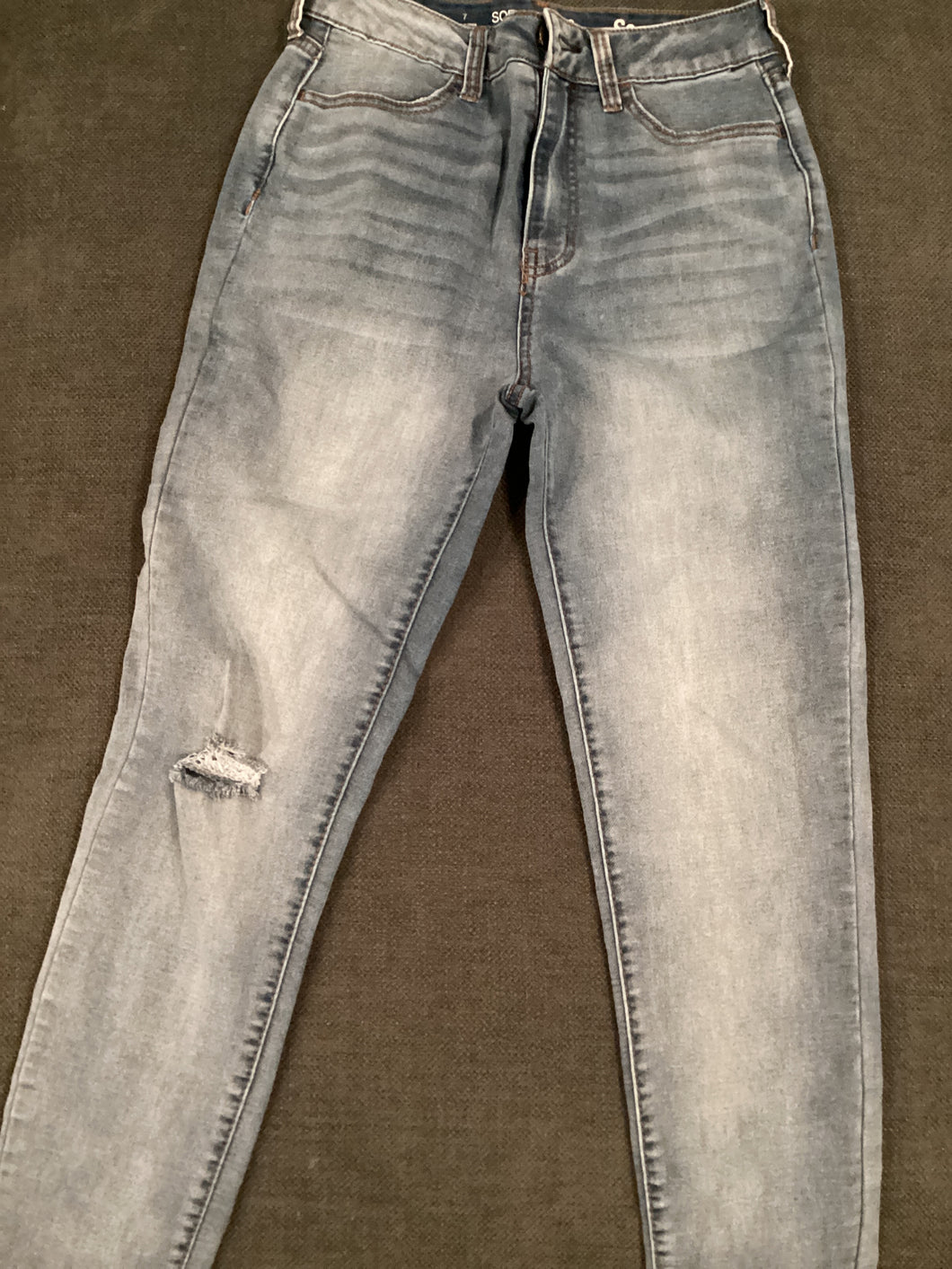 So denim jeggings - size Junior Girls M (7-9)