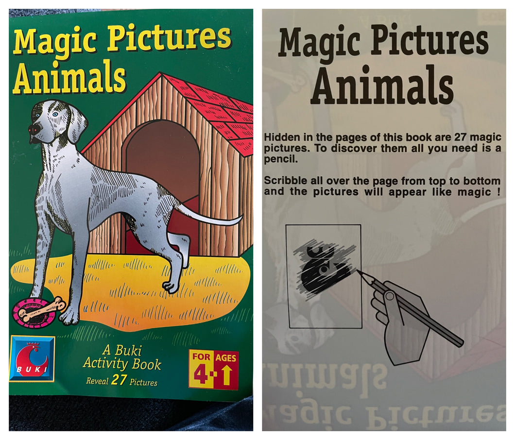 Magic Pictures Animals Use pencils to color!