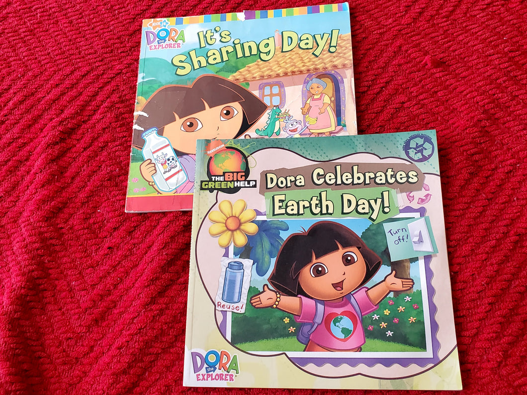 Dora the Explorer 2 books Earth Day