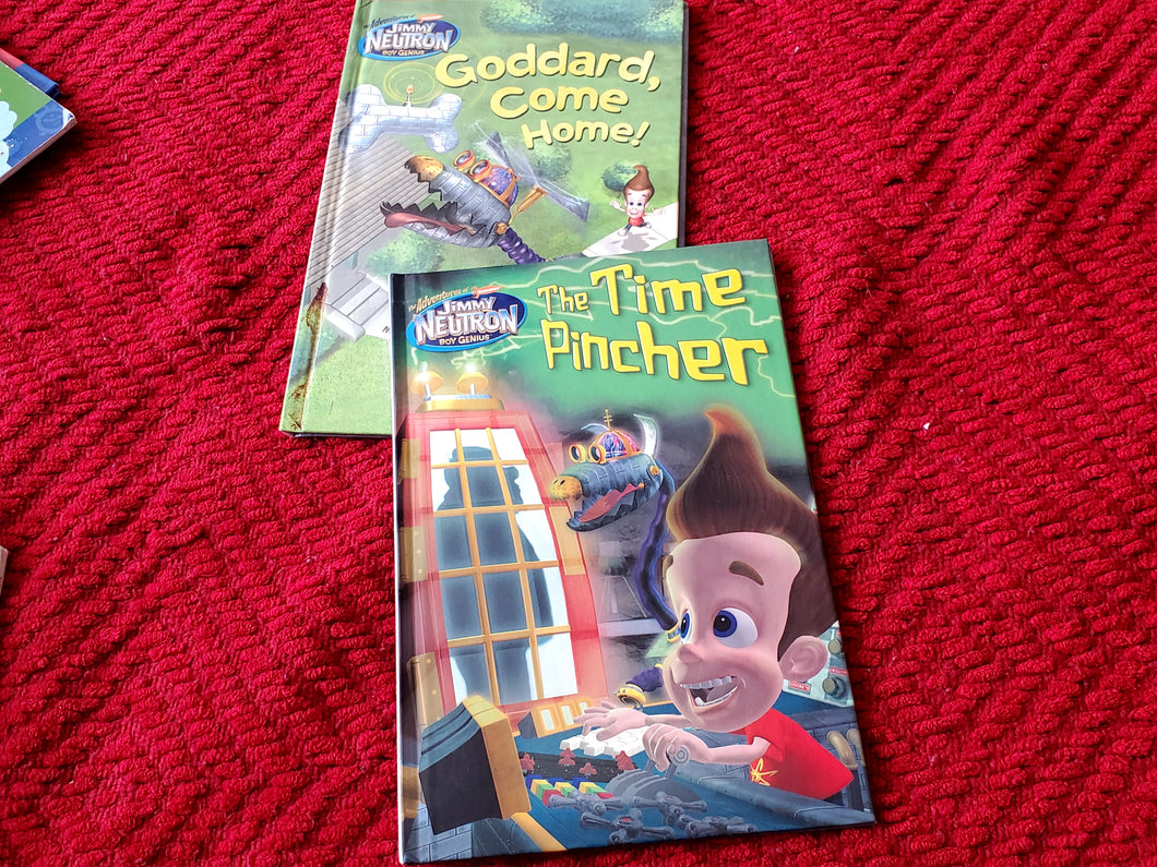 Jimmy Neutron hardcovers Time Pincher