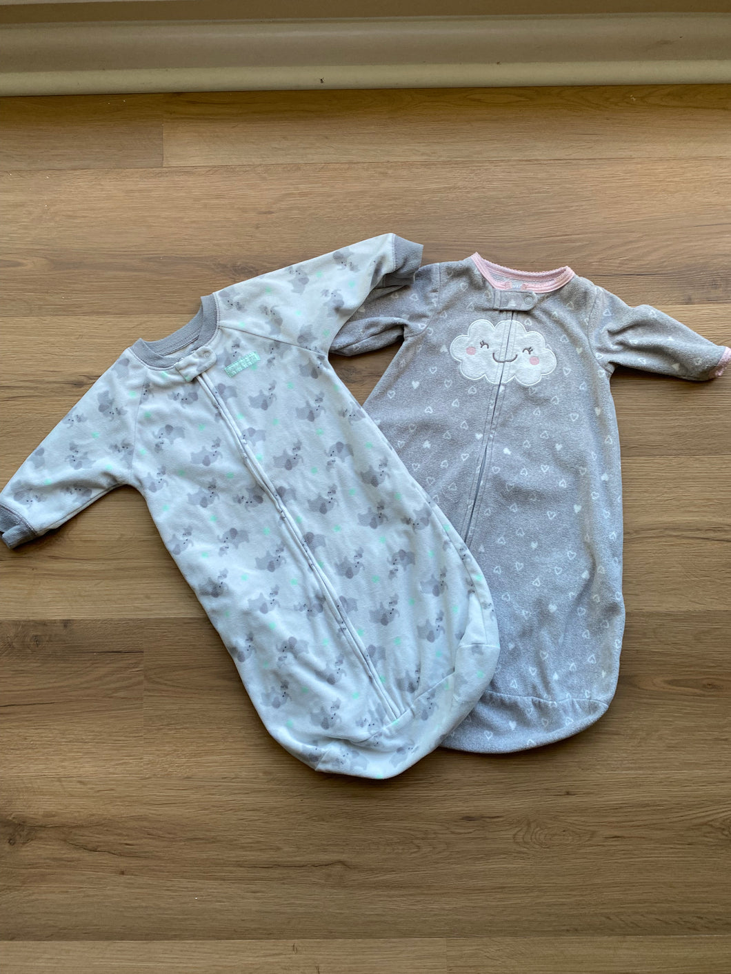Carter's & Child of Mine Winter Sleepers - size 3-6 Months