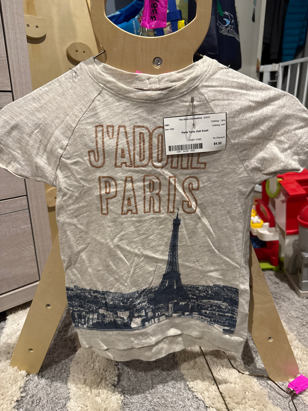 Paris Tunic - size 4T/4