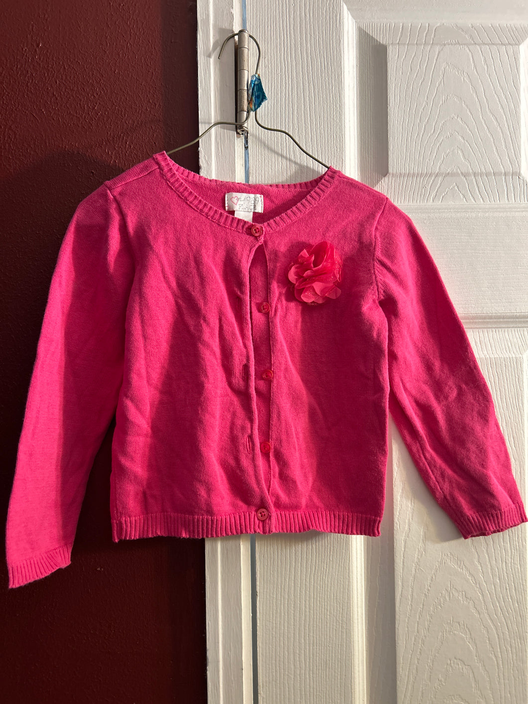 Place Hot Pink Sweater - size 4T/4