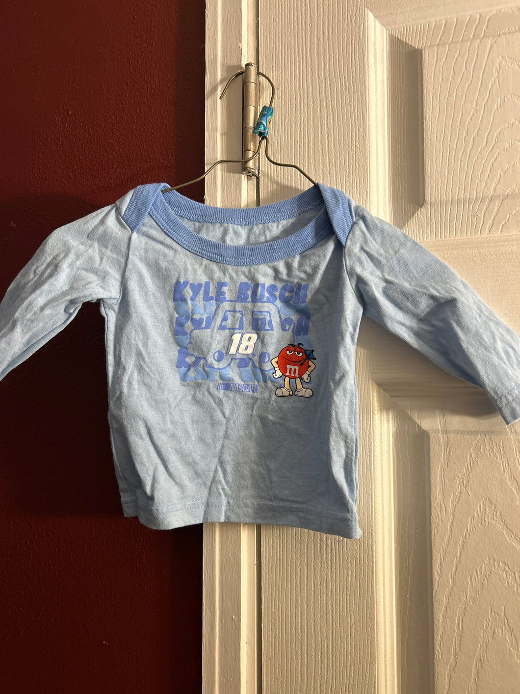 Kyle Busch long sleeve - size 6 Months