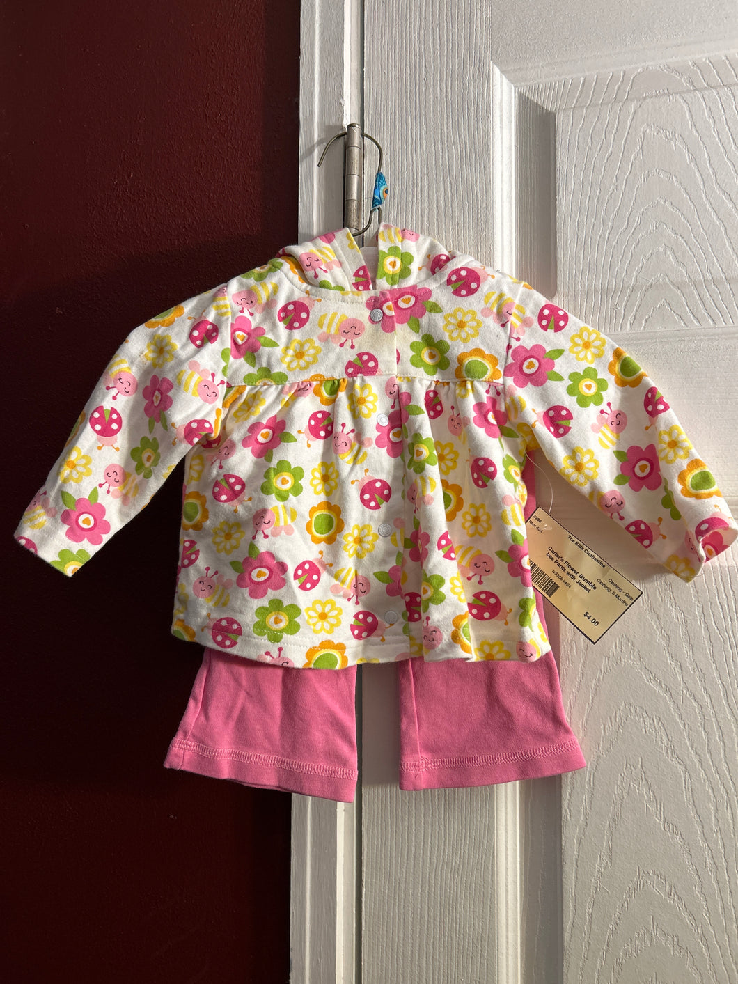 Carter's Flower Bumble Bee Set - size 6 Months