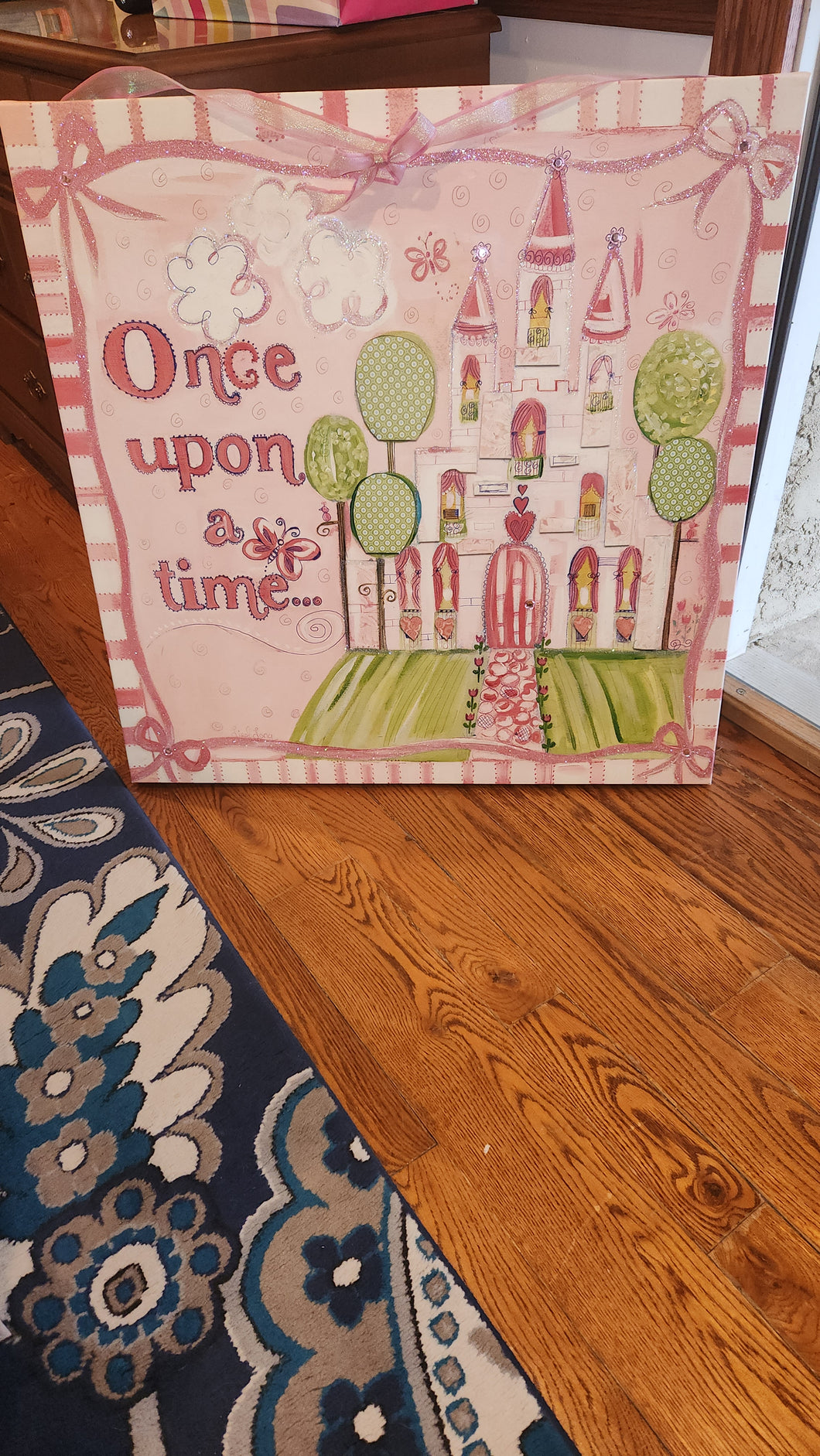 LARGE princess canvas Approx 3' x 3'