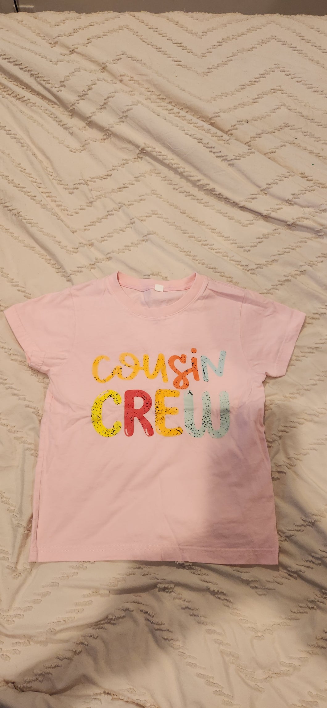 Cousin crew Pink shirt - size Kids 6