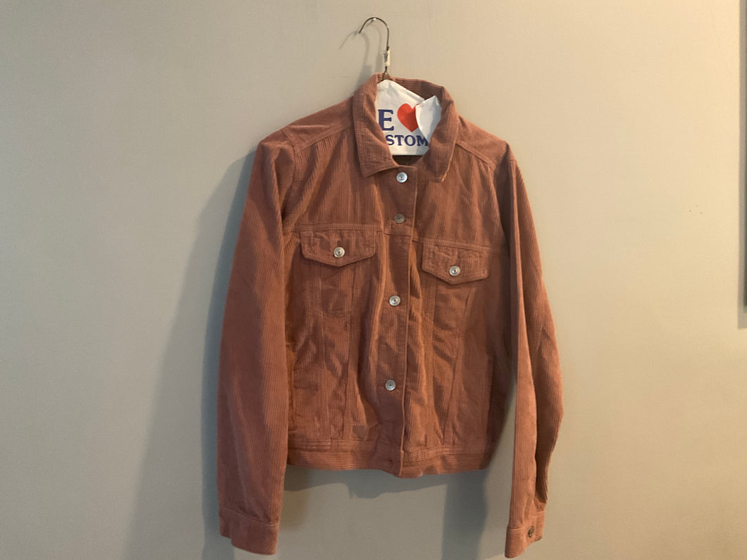 American eagle corduroy Jacket pink - size Junior Girls M (7-9)