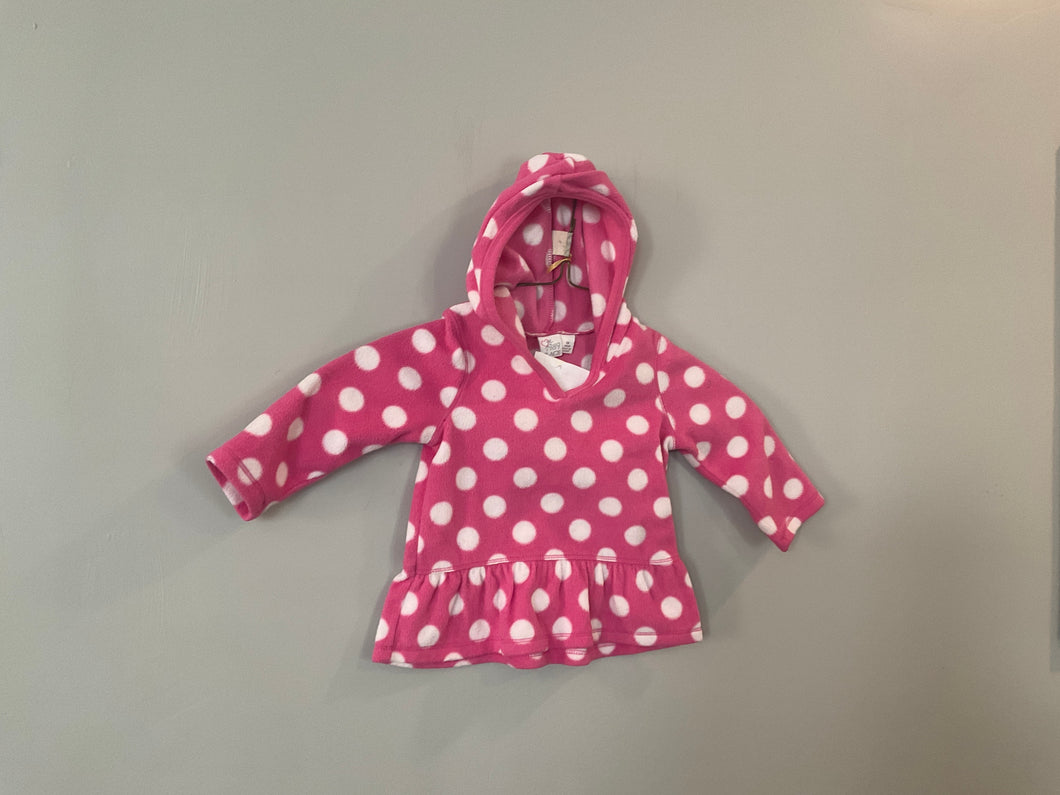 Place 1989 hoddie fuscia W/white circle - size 18 Months