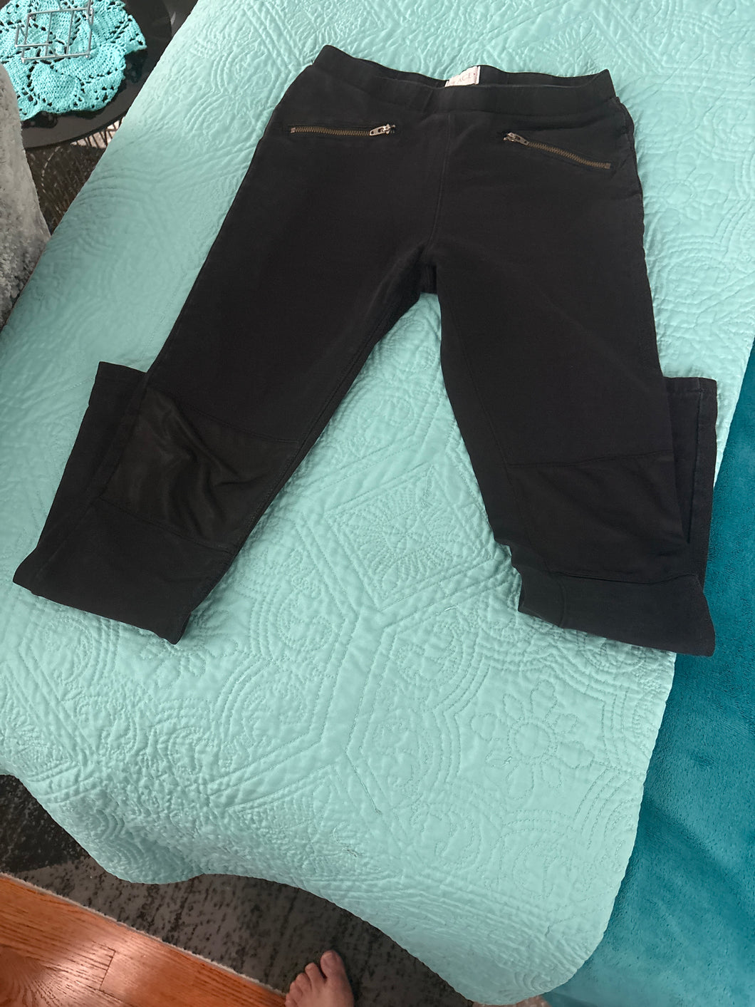 Black leggings - size Kids 14