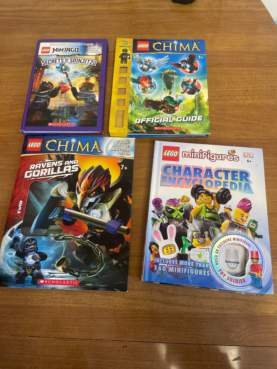 4 Lego books