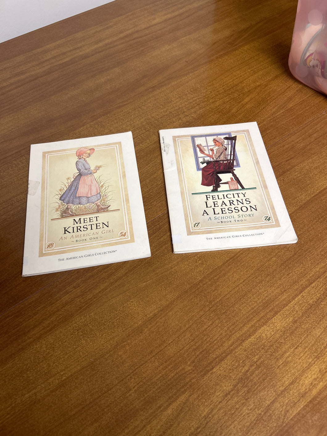 2 American girl books Kirsten/Felicity