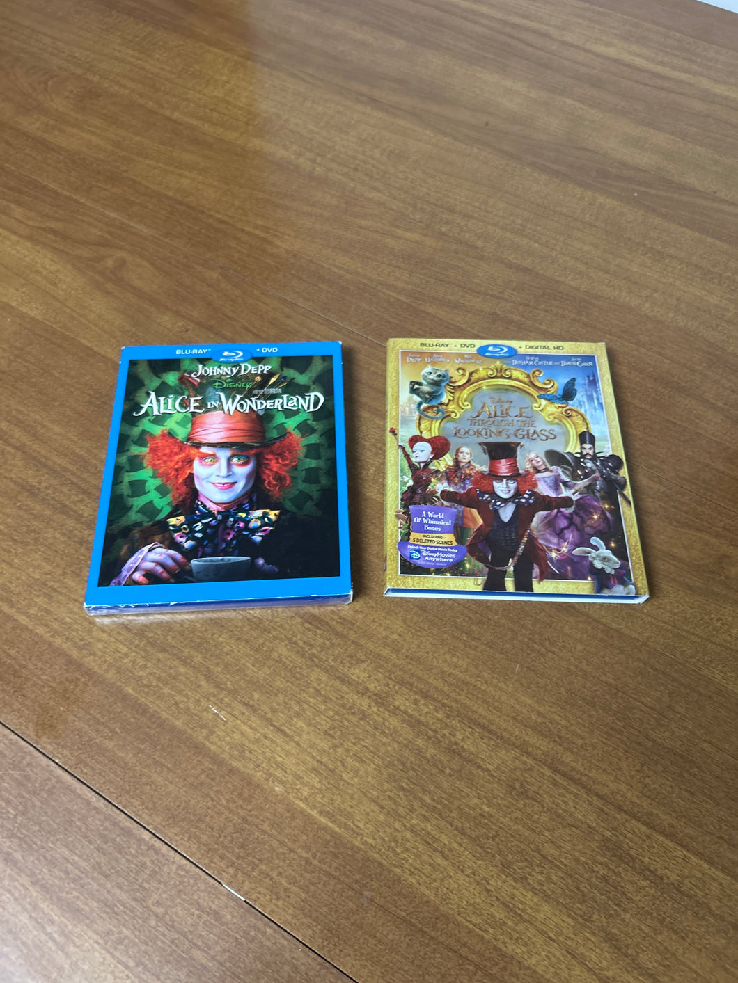 Alice and wonderland DVDs