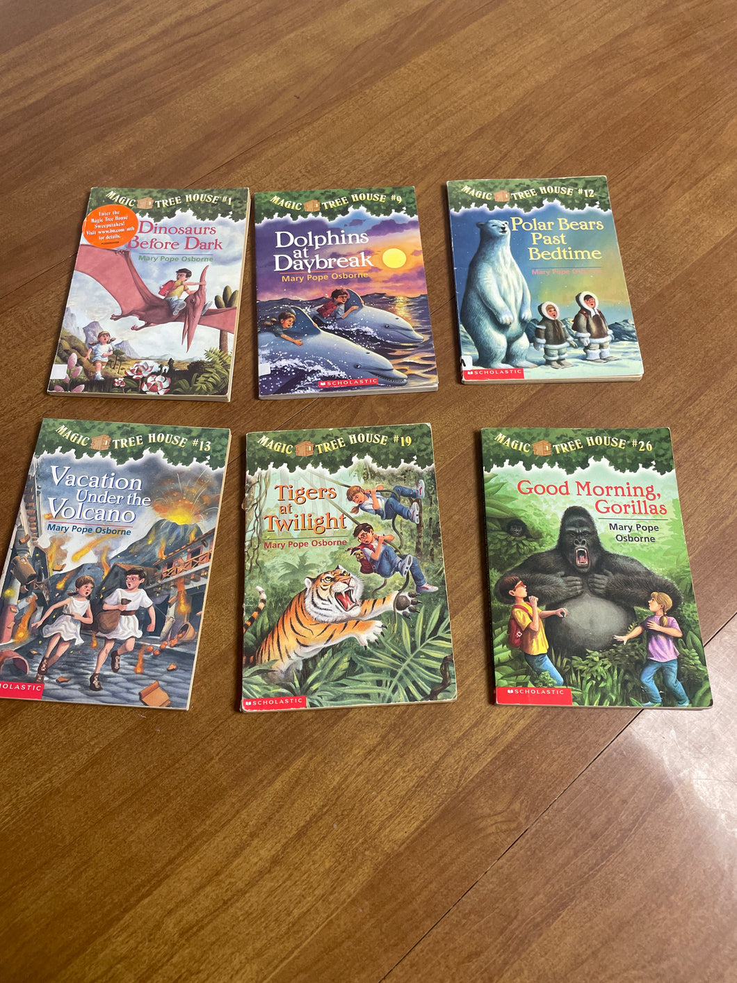 6 MTH books (1, 9, 12, 13, 19, 26)