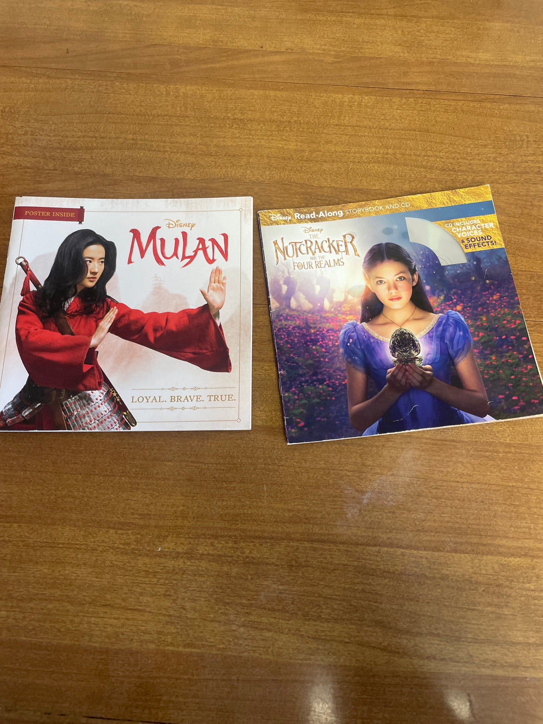 Mulan/Nutcracker books Nutcracker has cd