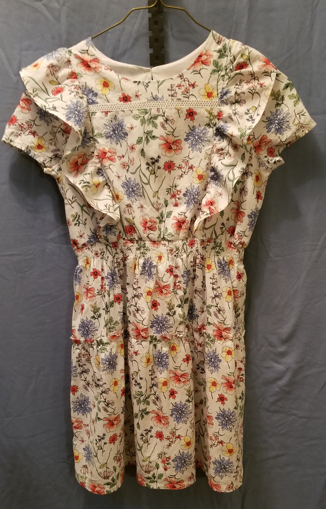 Dress Short sleave floral - size Junior Girls XL (15-17)
