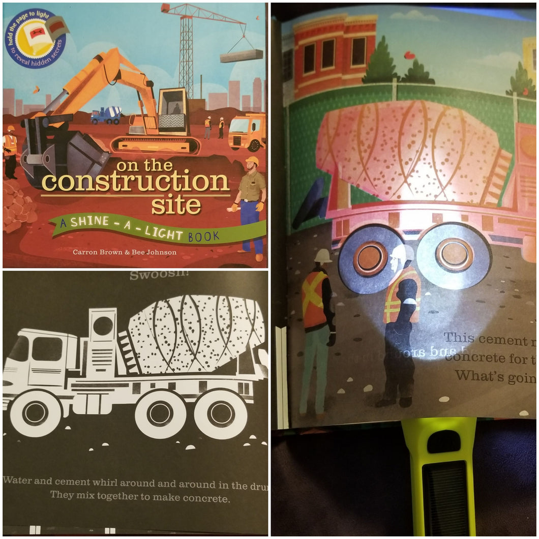 Shine a light book On the Construction Site