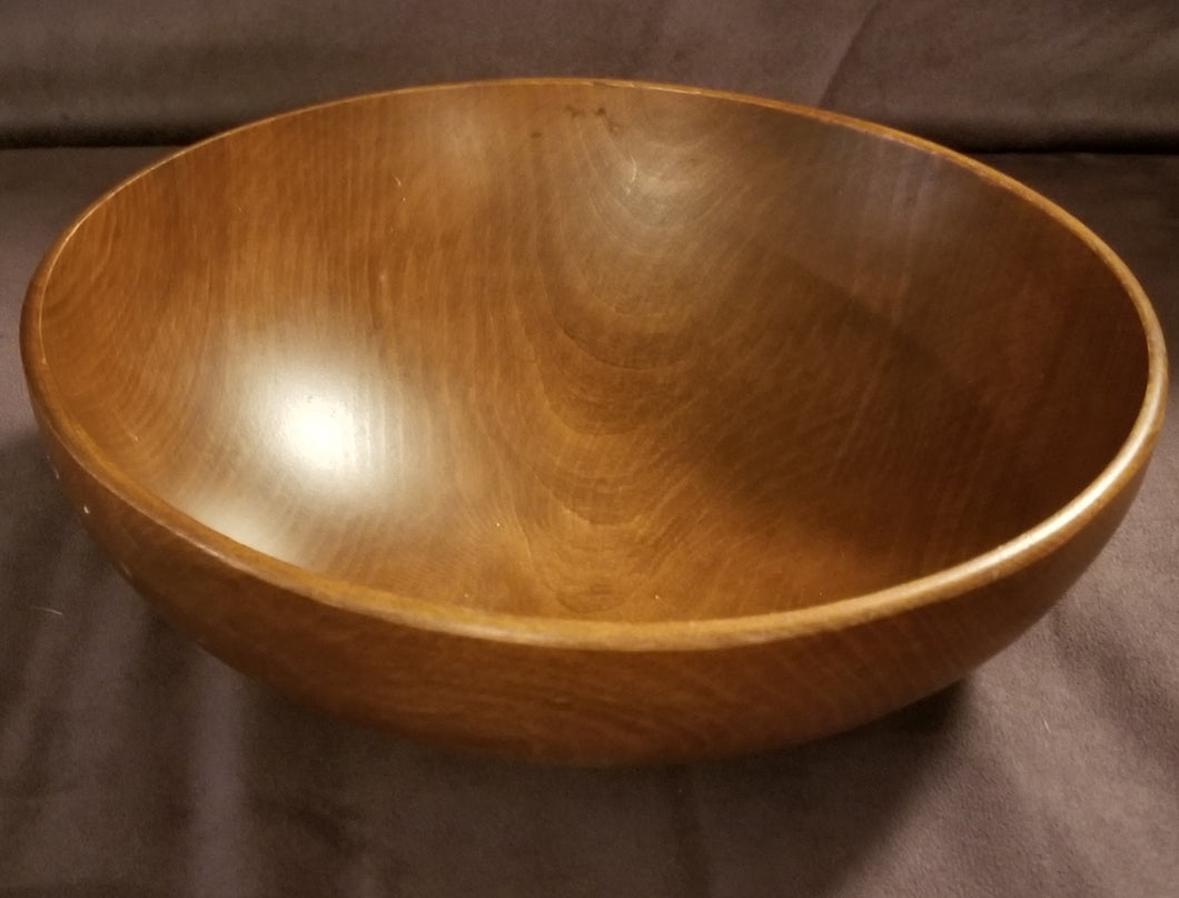Bowl, wooden. 10.5 Long