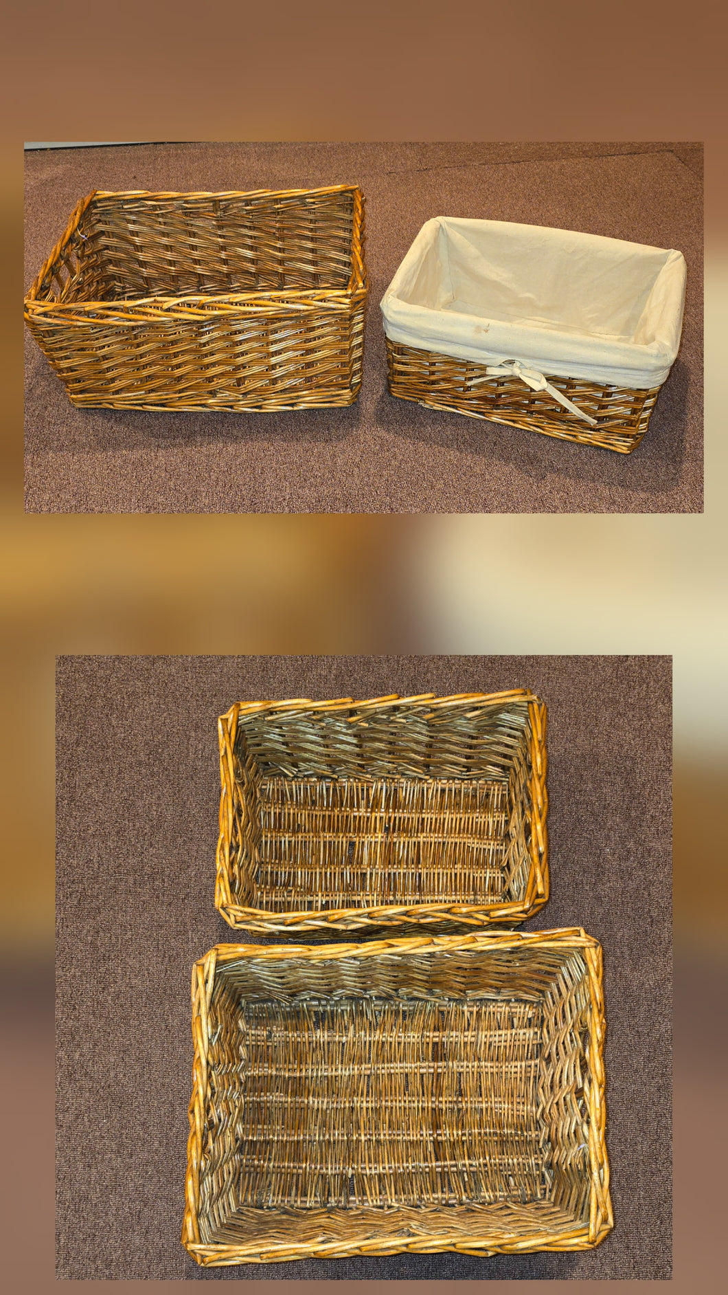 Baskets 2Nesting (measured in)