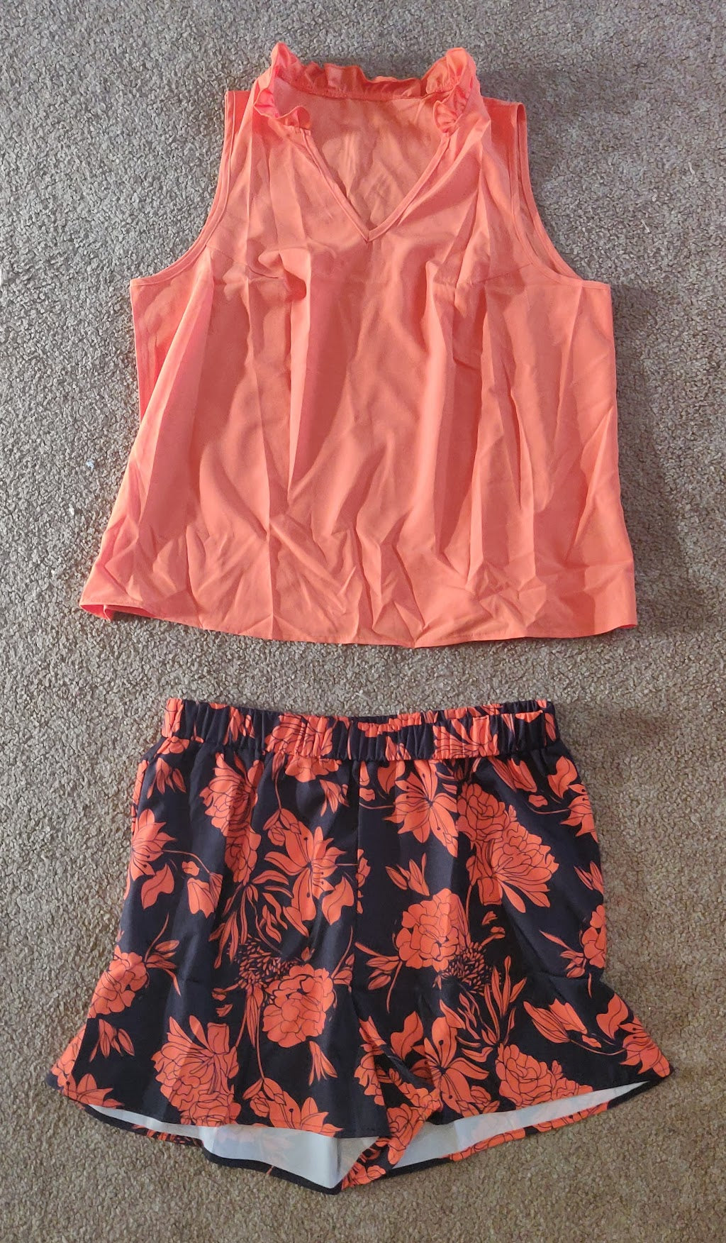 SHEIN NEW! Shirt & Shorts Set - size Women XL (14)