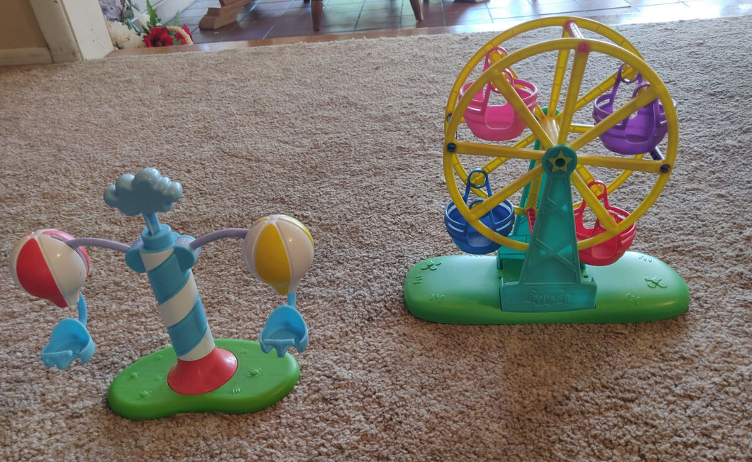 Peppa Pig LIKE NEW Amusement Park Rides
