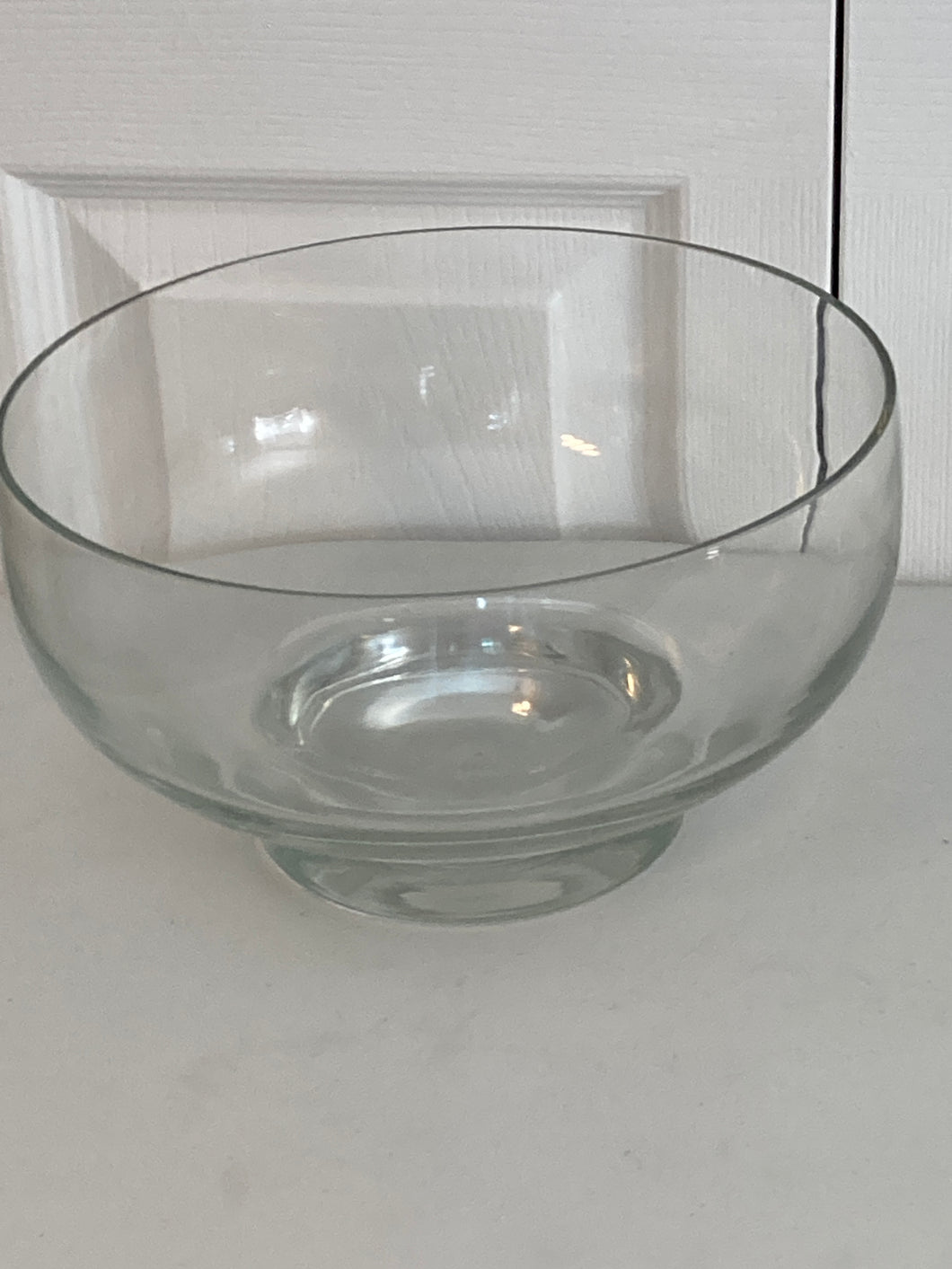 Bowl clear glass 5.5H 9.5dia 5deep