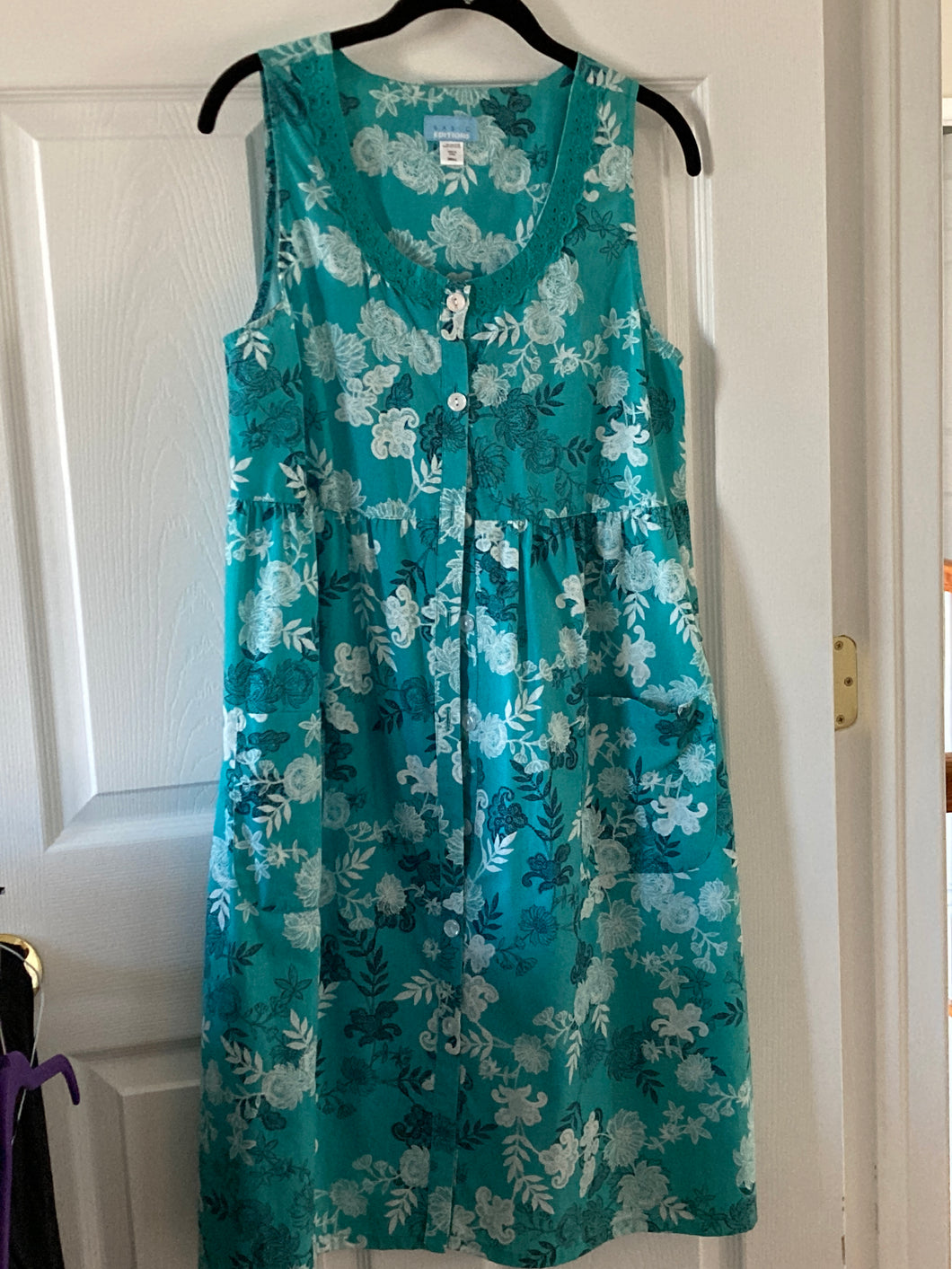dress Basic Edition NEW green cotton high waist - size Women S (4-6)