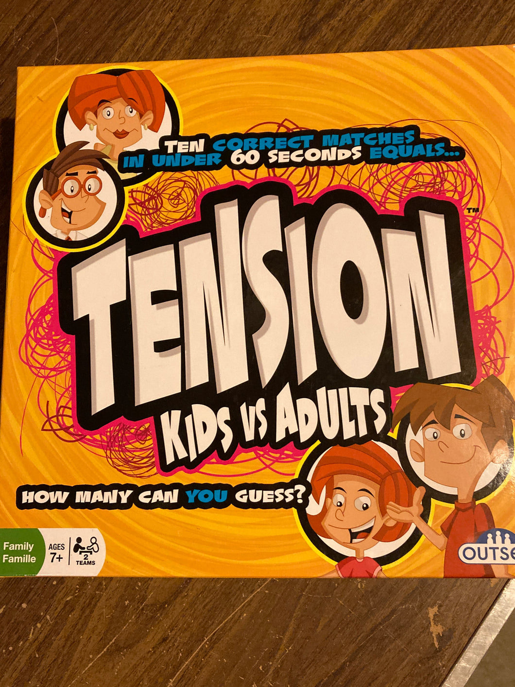 Tension kids vs adults ages 7+