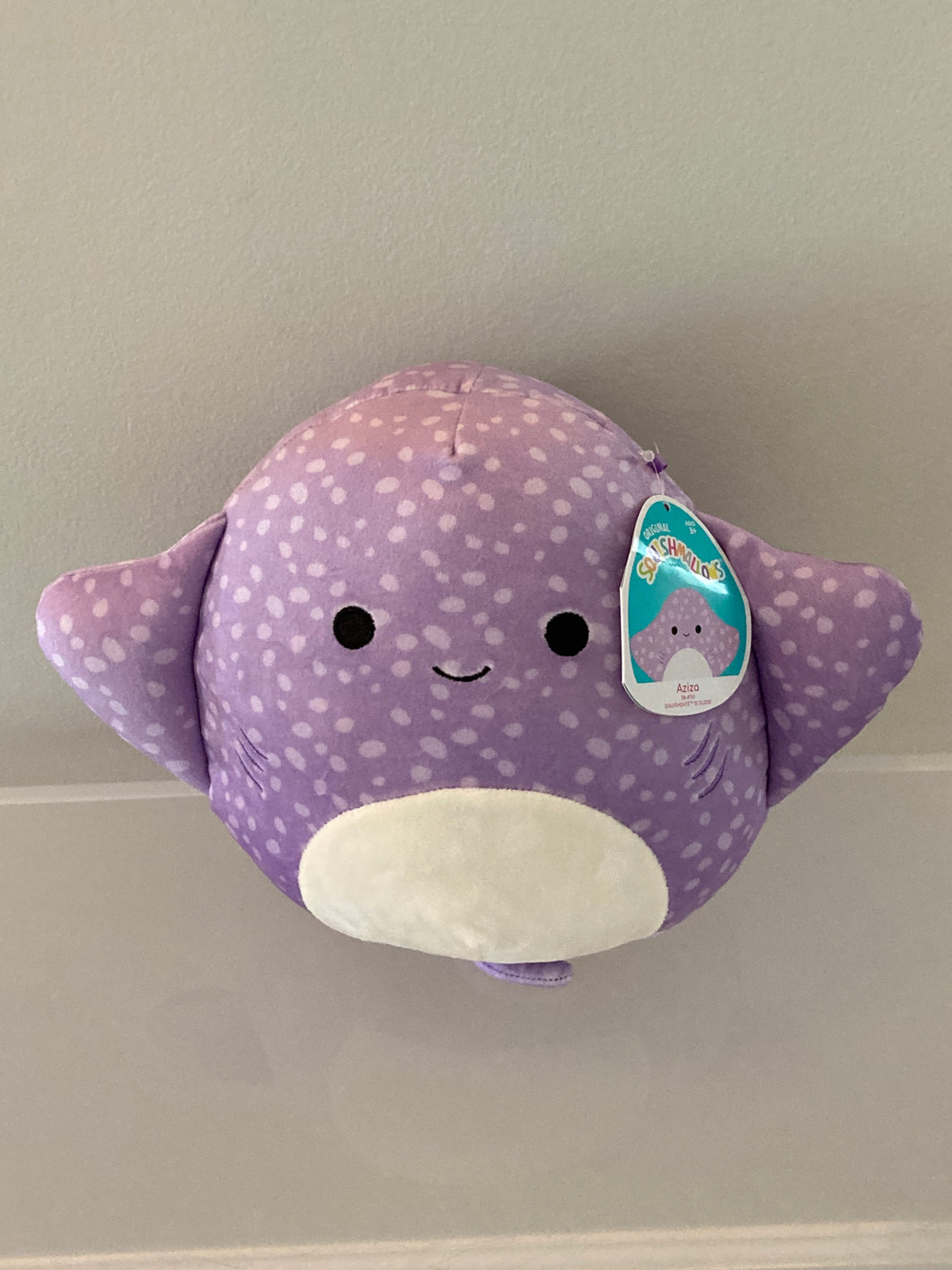 Squishmelow 8 purple fish