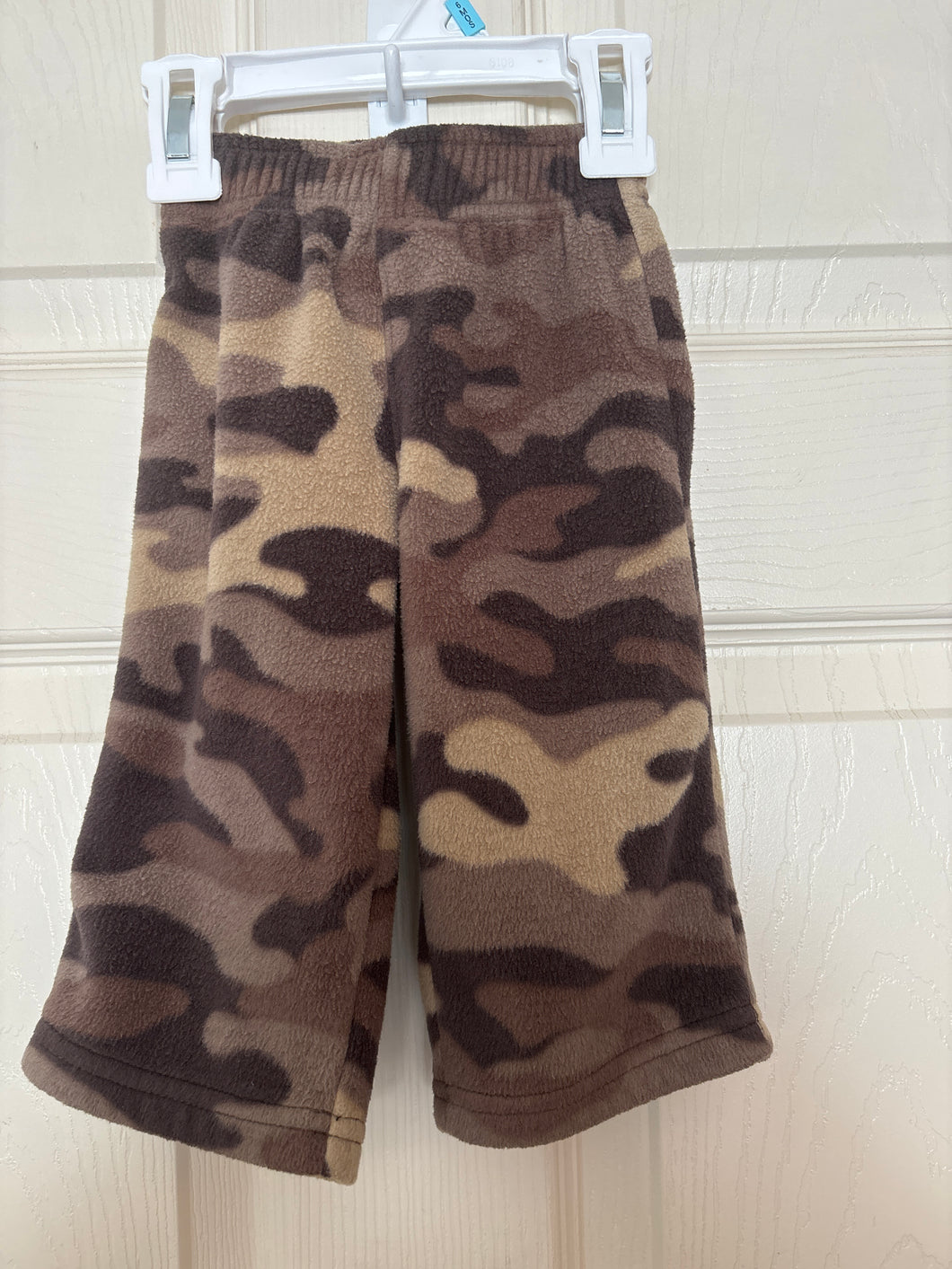 Carters Brown Camo Fleece Pants - size 6 Months