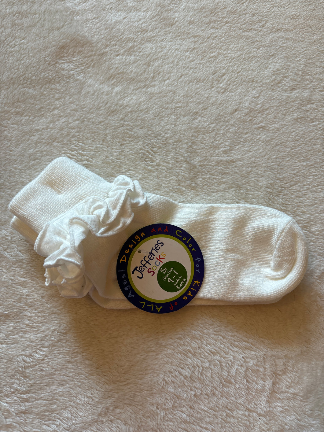 Jeffries Socks 9-1 Ivory Lace Ankle Socks