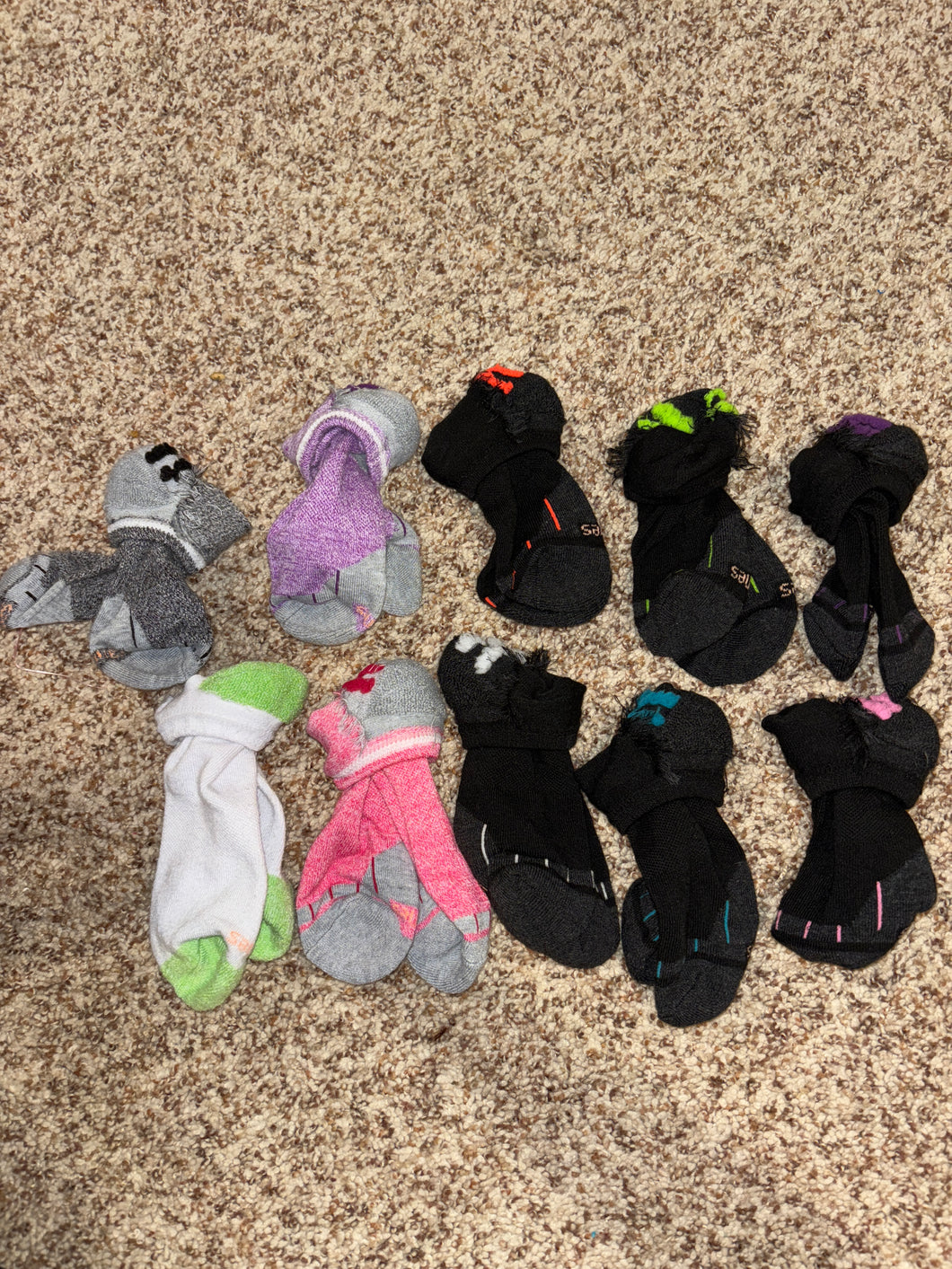 Hanes Socks size 8-12 10 pair-washed/not worn