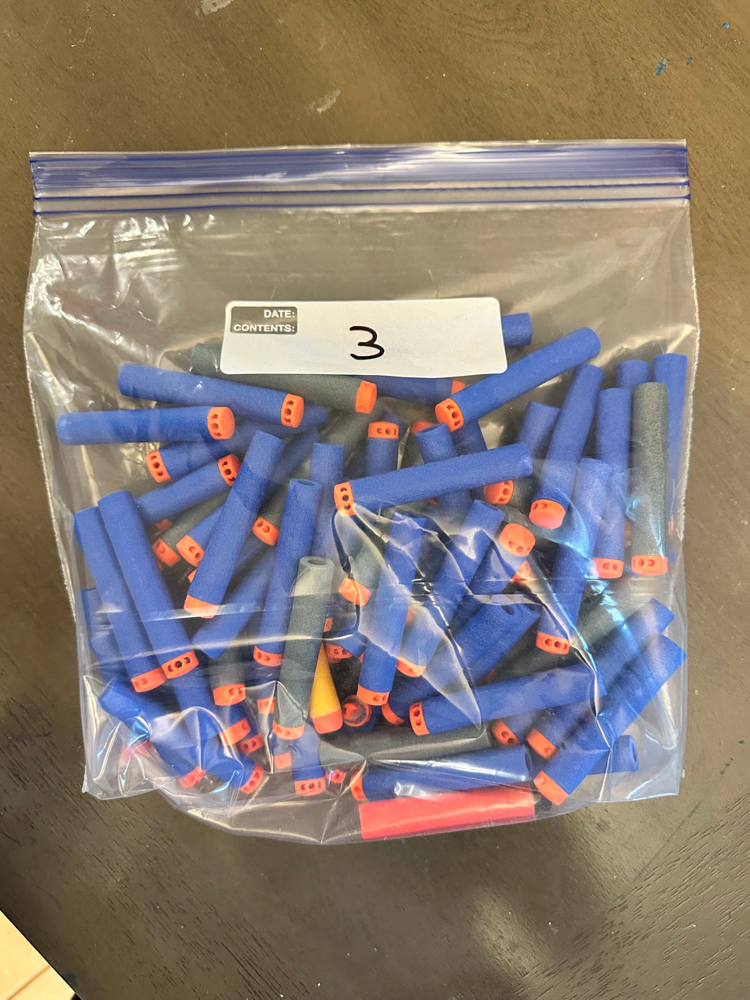 Bag of bullets (3) For nerf guns