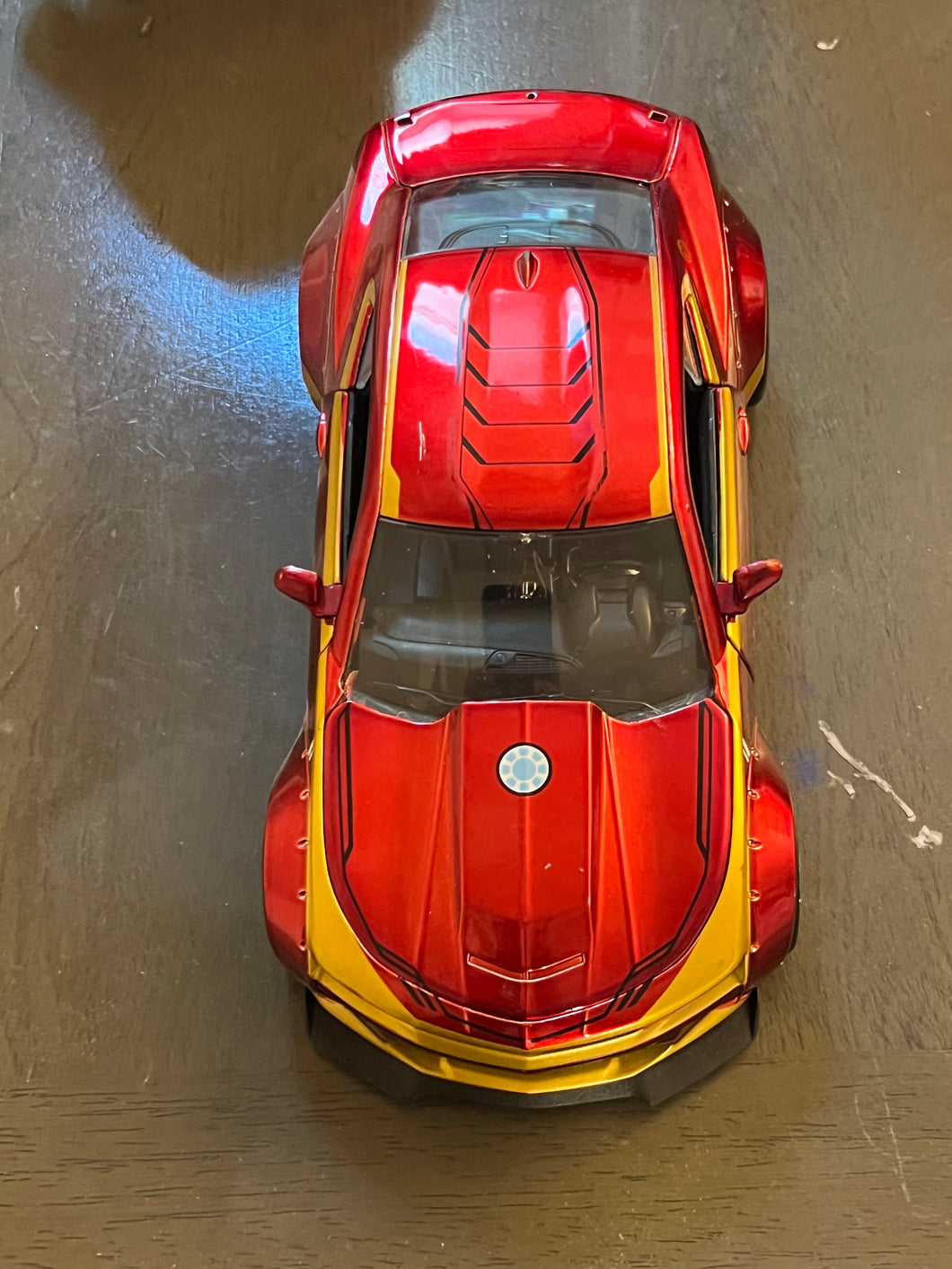 Large Iron Man die cast Car