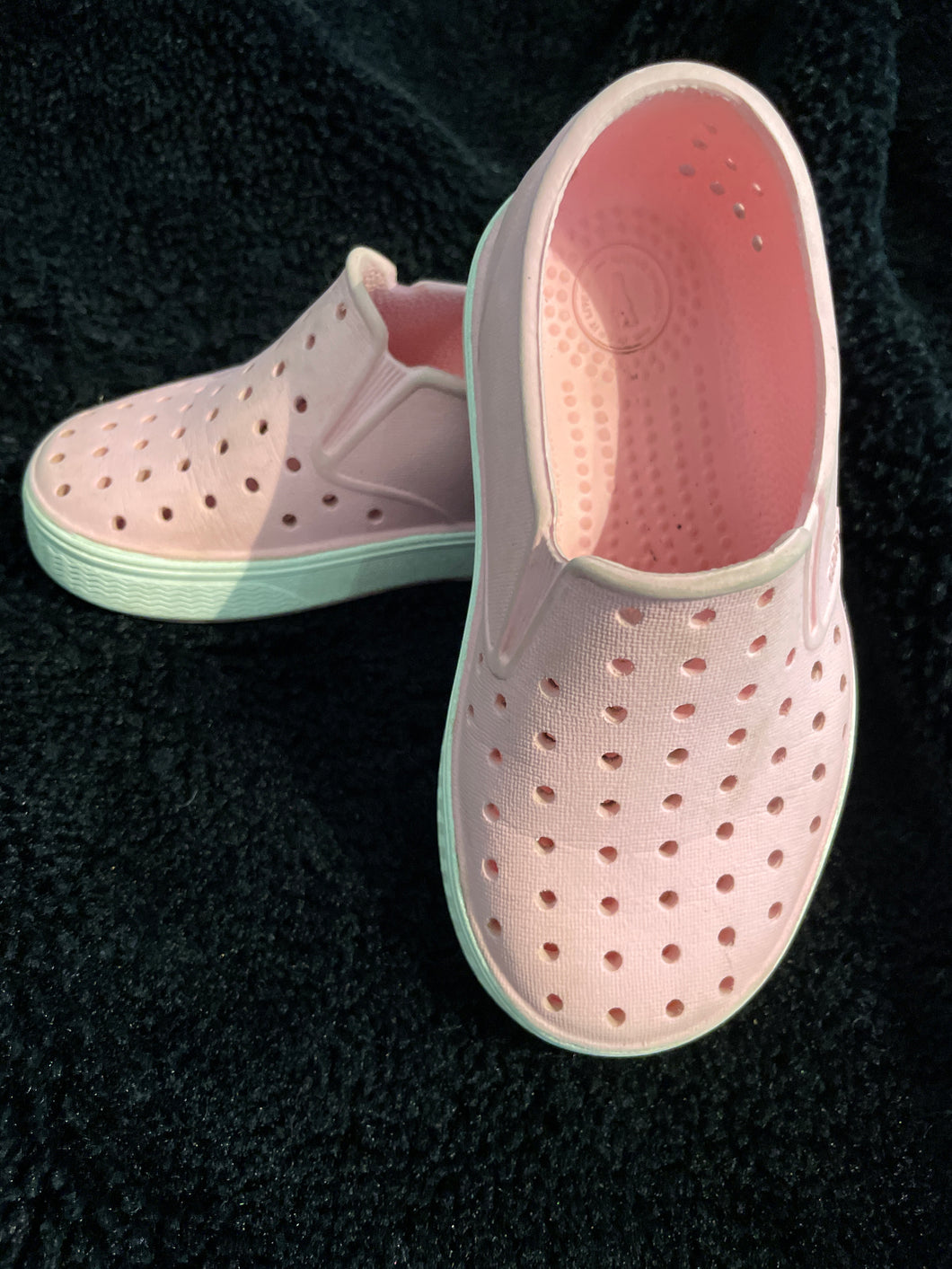 Native Pink Slip Ons - size Shoes-toddler 9