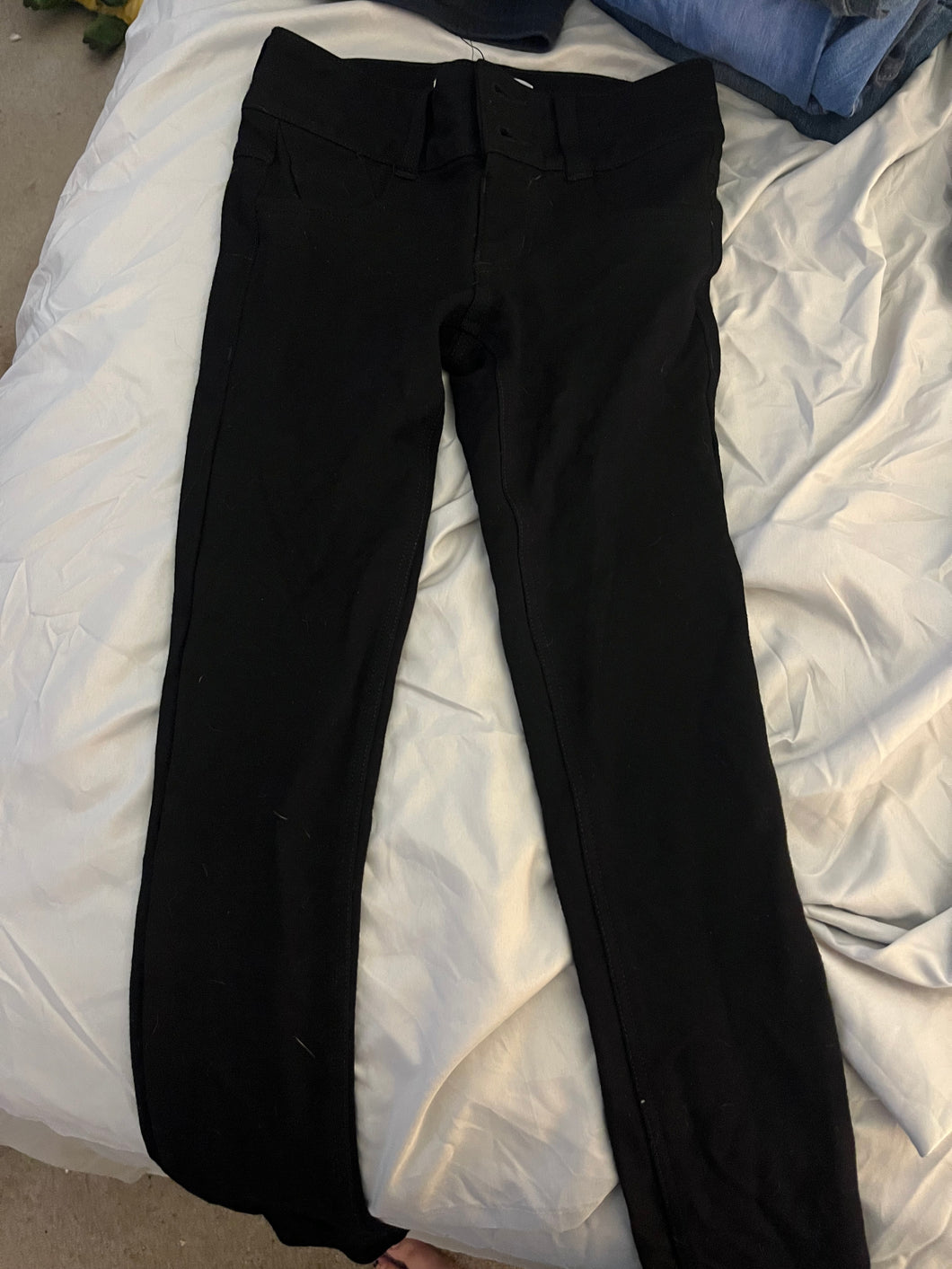 Black jeggings - size Kids 10