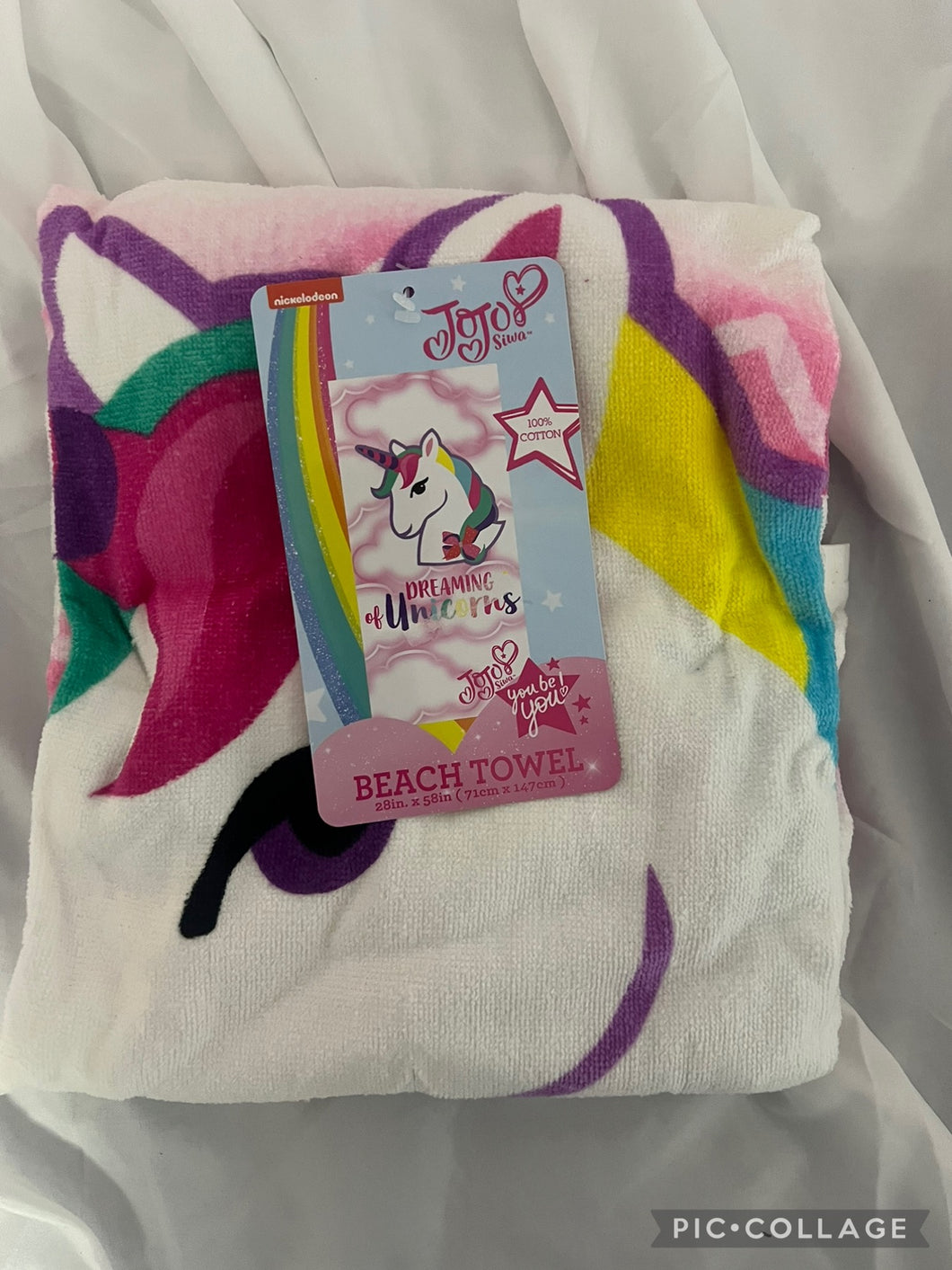 NWT unicorn towel Jojo