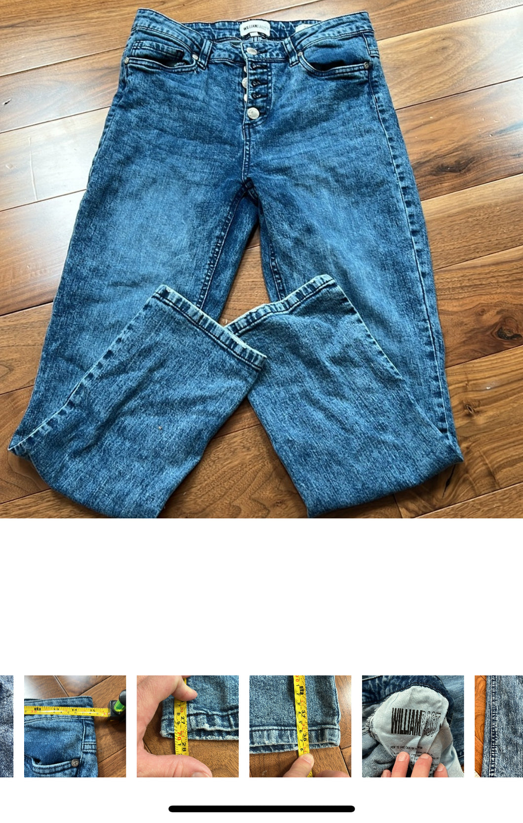 William Rast Slim Jean Straight Leg - size Women S (4-6)