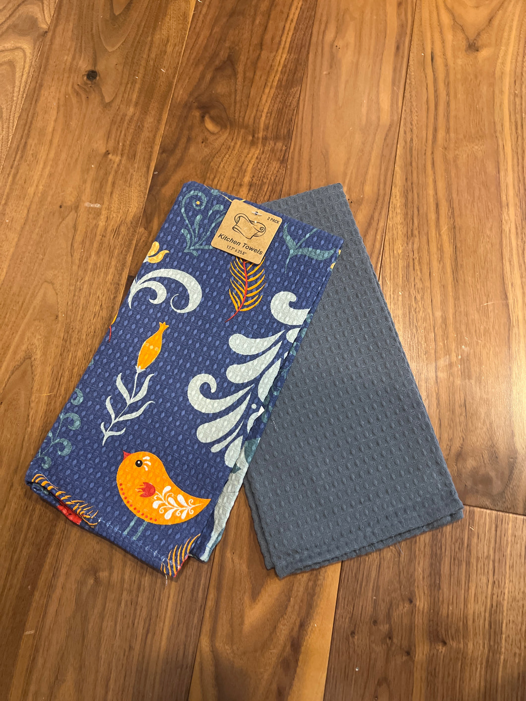 BN Set of 2 Blue Kitchen Towels