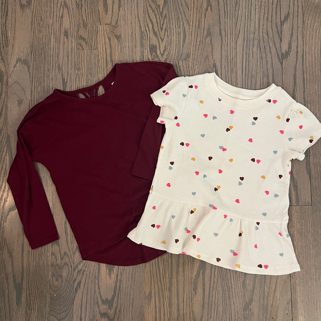 Old Navy Cat & Jack Set of two fall shirts - size 5T/5