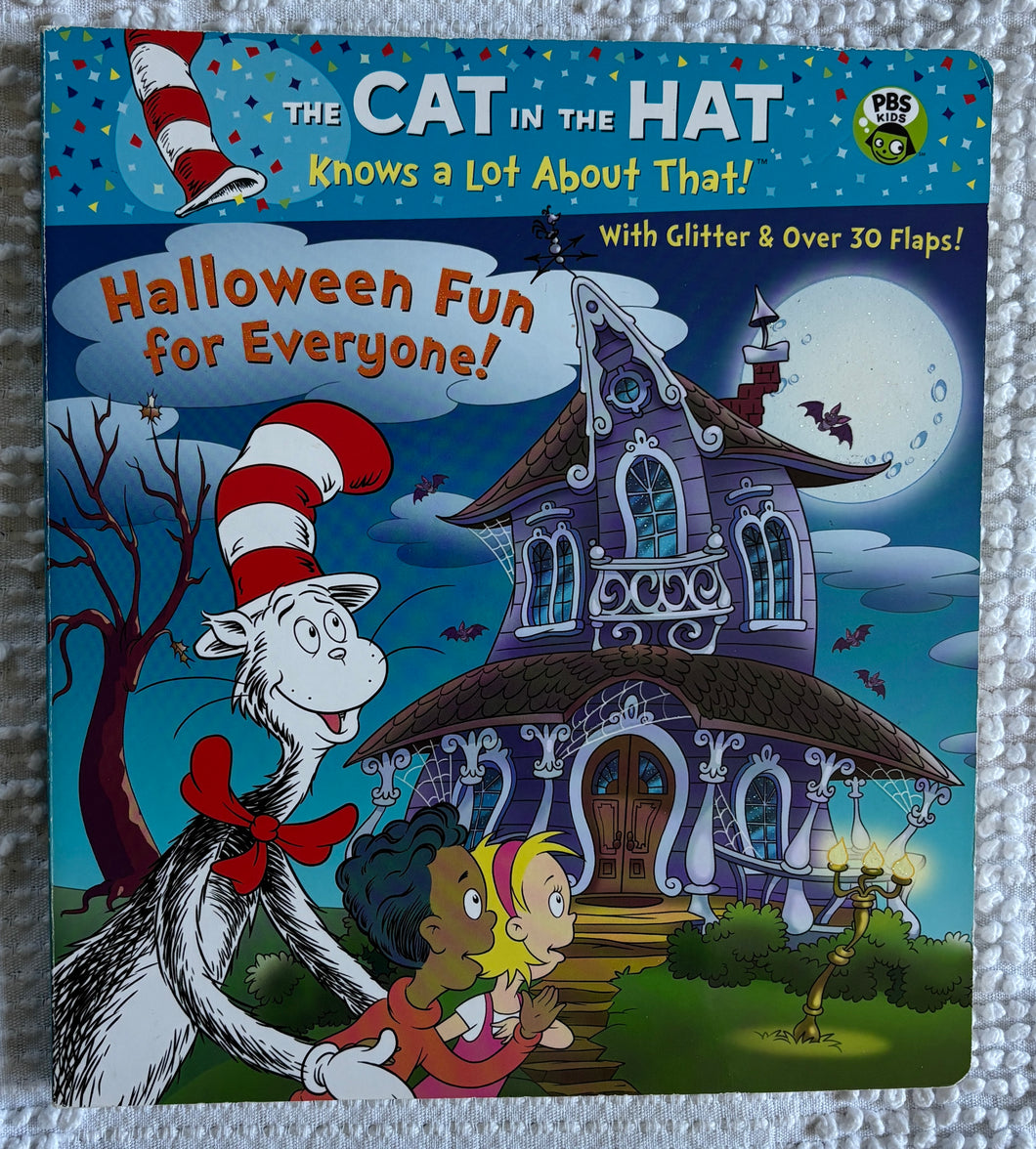 Cat in the hat Halloween fun book