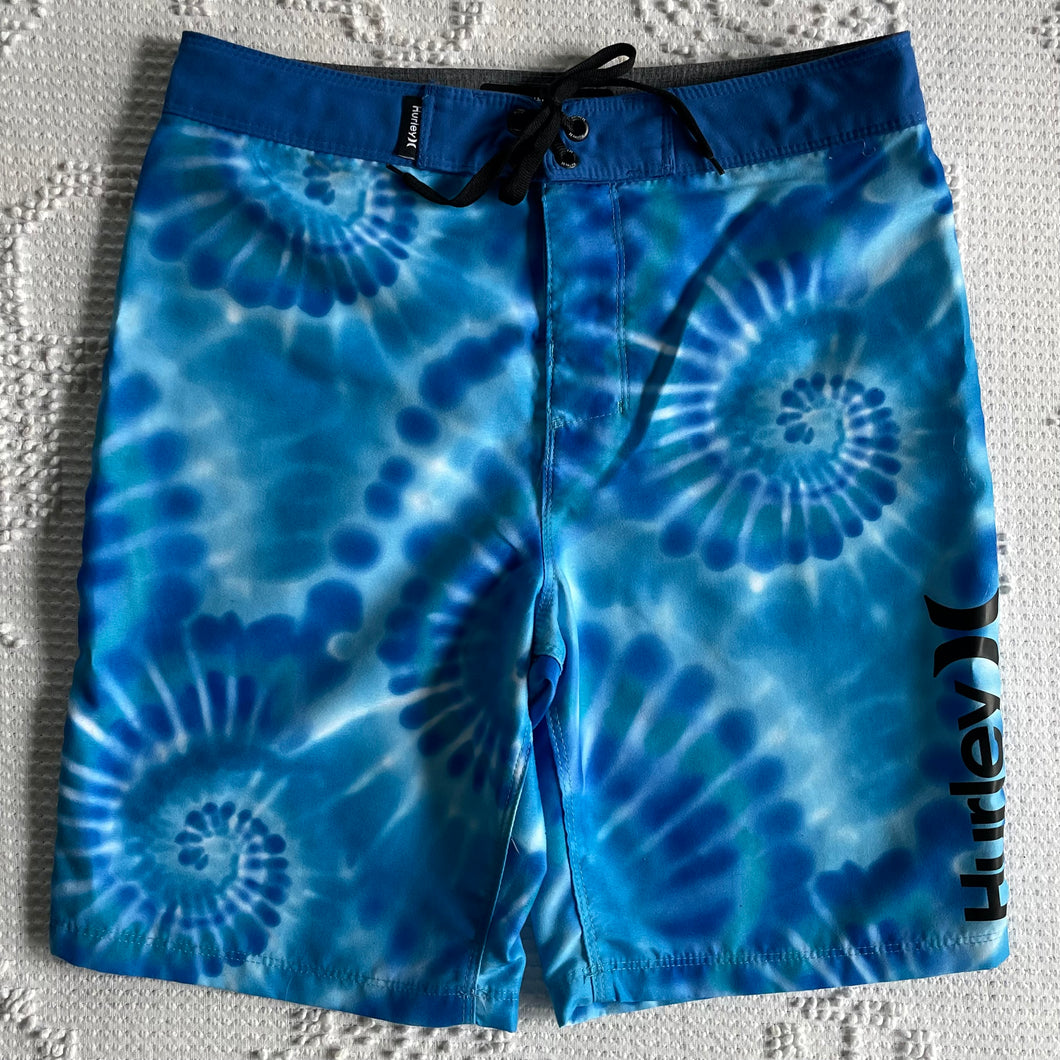 Hurley size 12 (26) New Tie dye swim trunks - size Kids 12