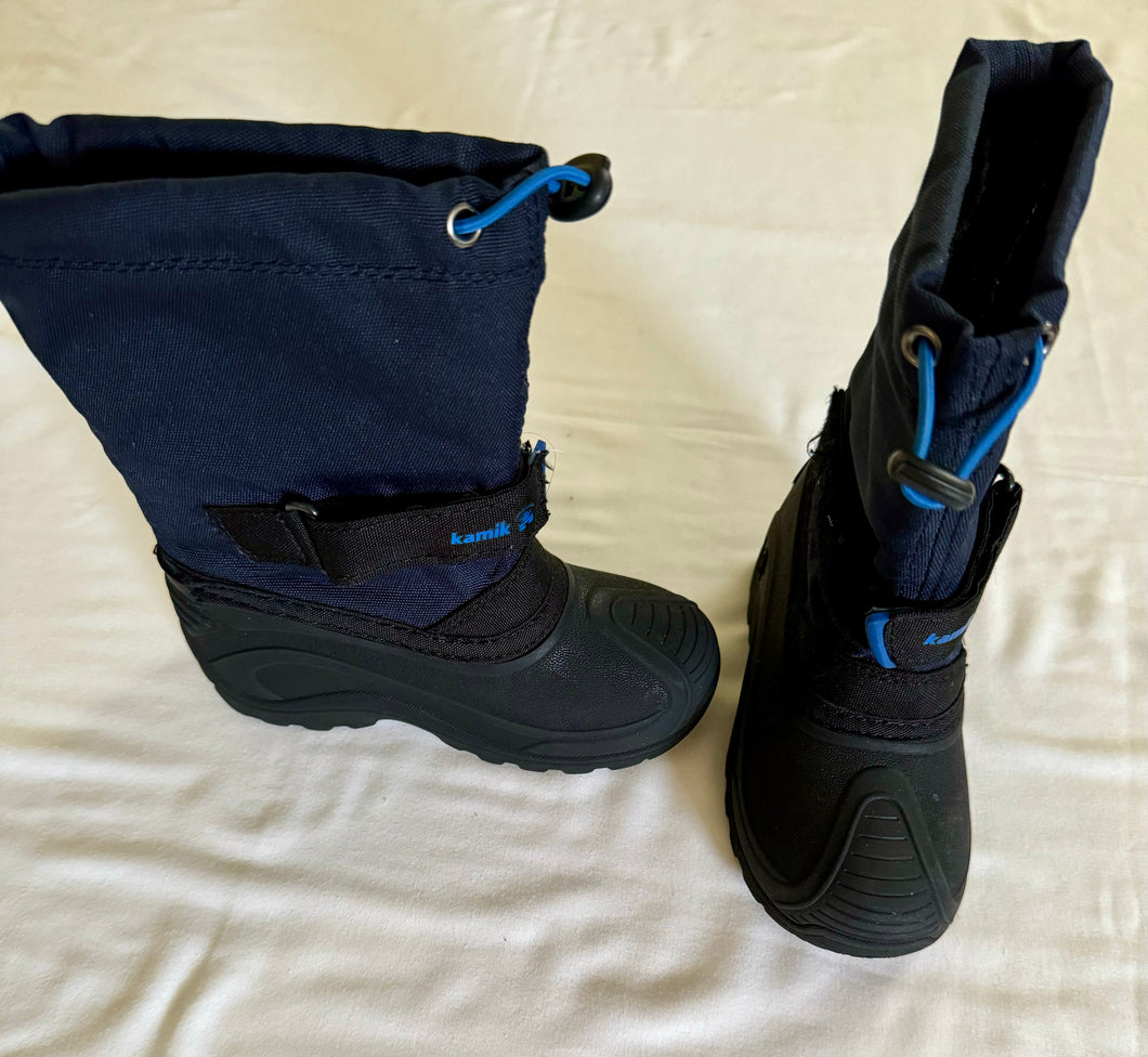Kamik with Velcro snow boot - size shoes-youth   10