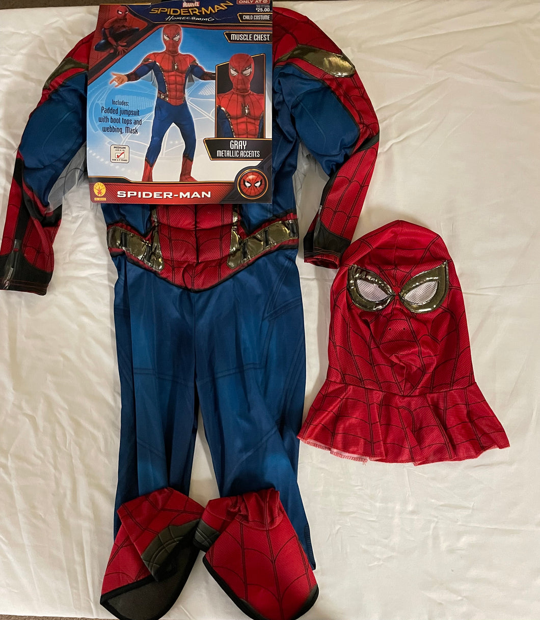 Boys Spider-Man home coming costume S/8-10yr - size Kids 8