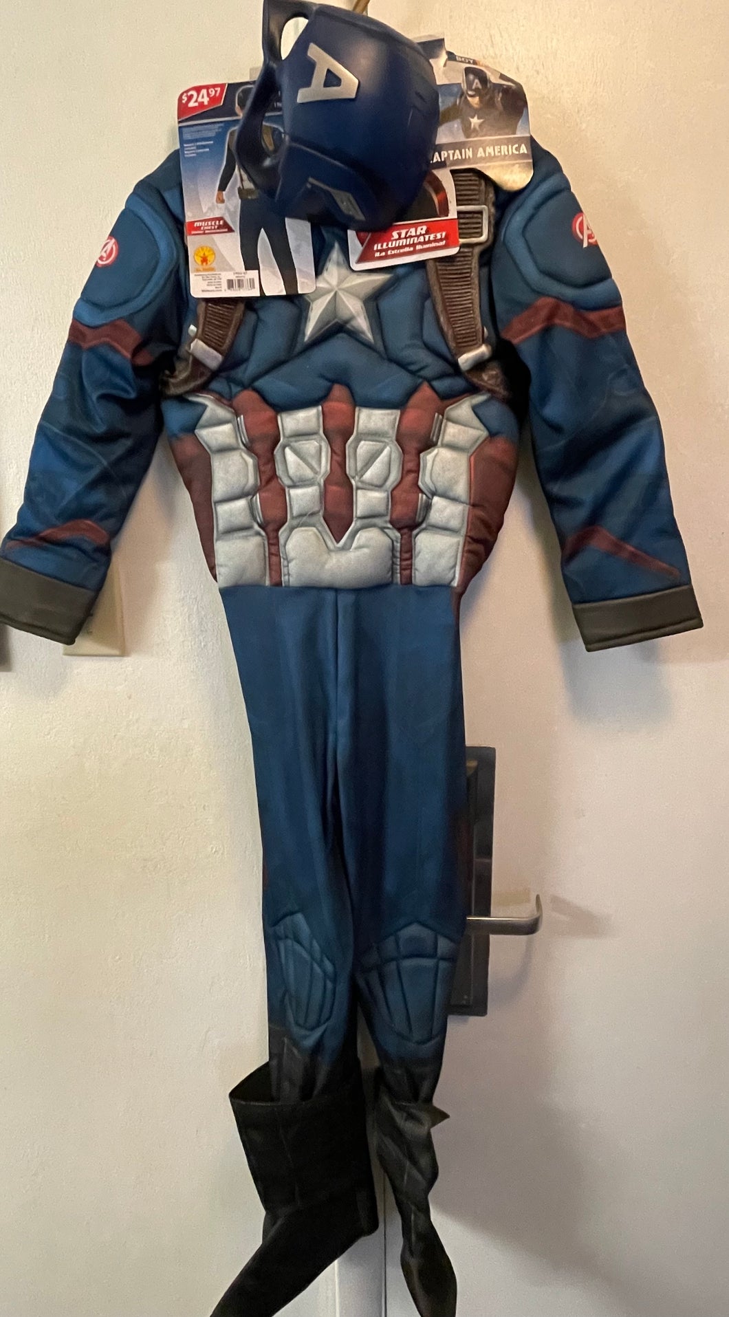 Captain America Civilwar boys costume S/8-10yr - size Kids 8