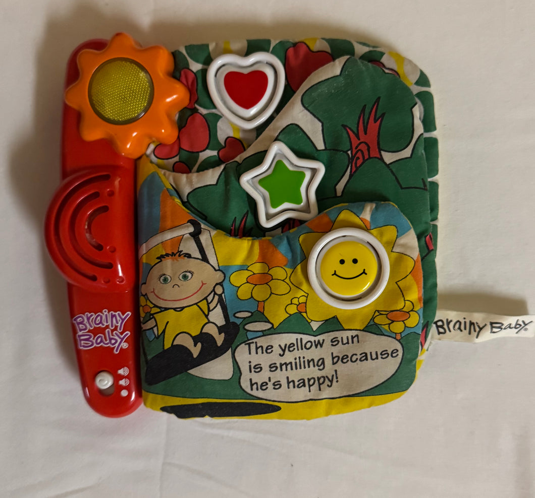 BrainyBabyshapes,heart, trees+sun sound softbook