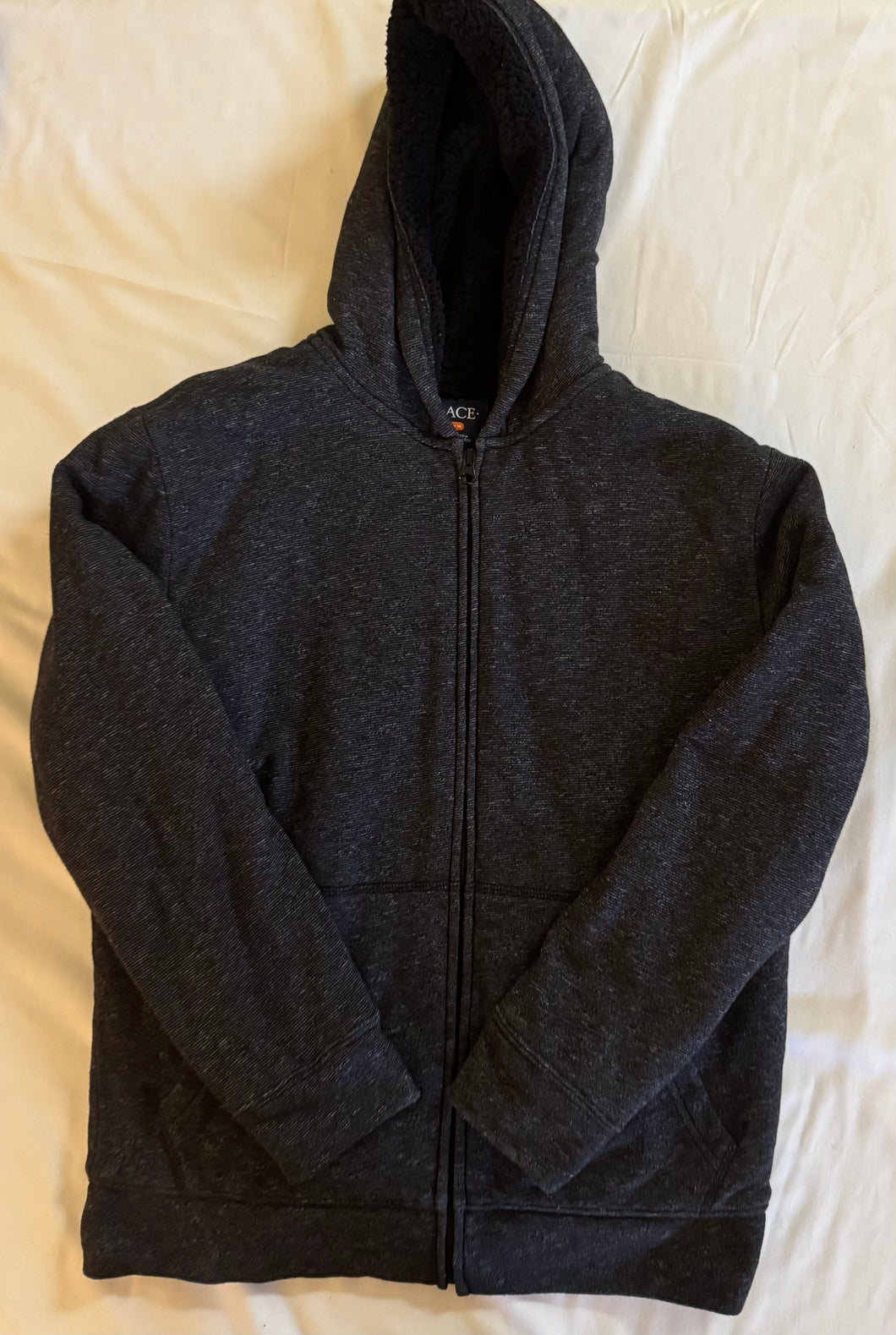 Place fleece sherpa line fullzip hoodie - size Kids 14