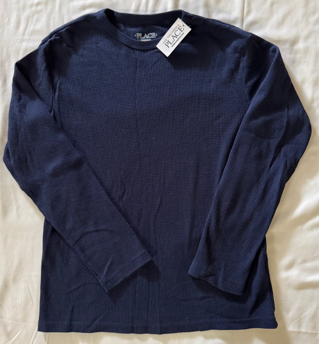 NWT Place navy LS thermal top S/10-12 yr - size Kids 10